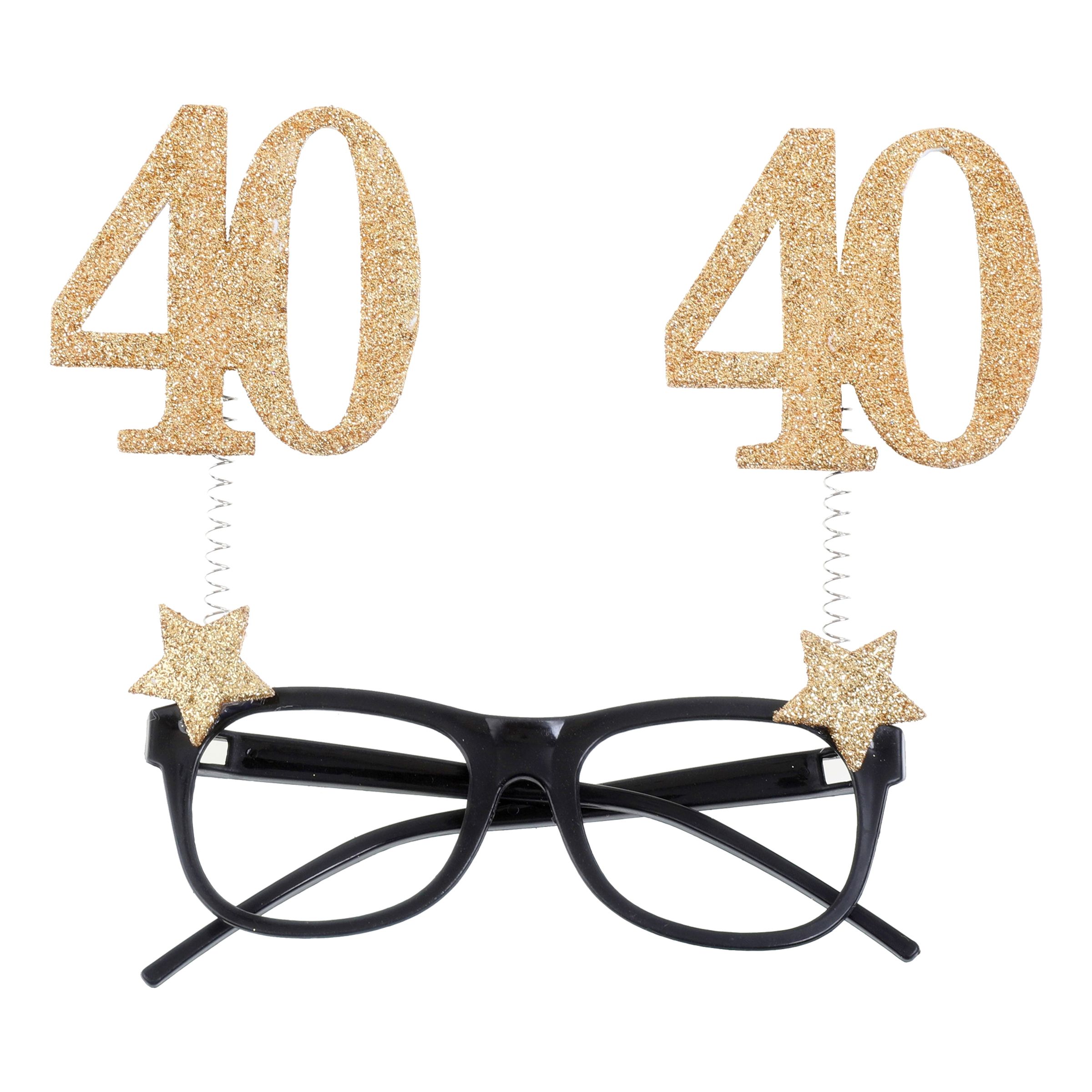 Läs mer om Glasögon med Siffra Guld - 40