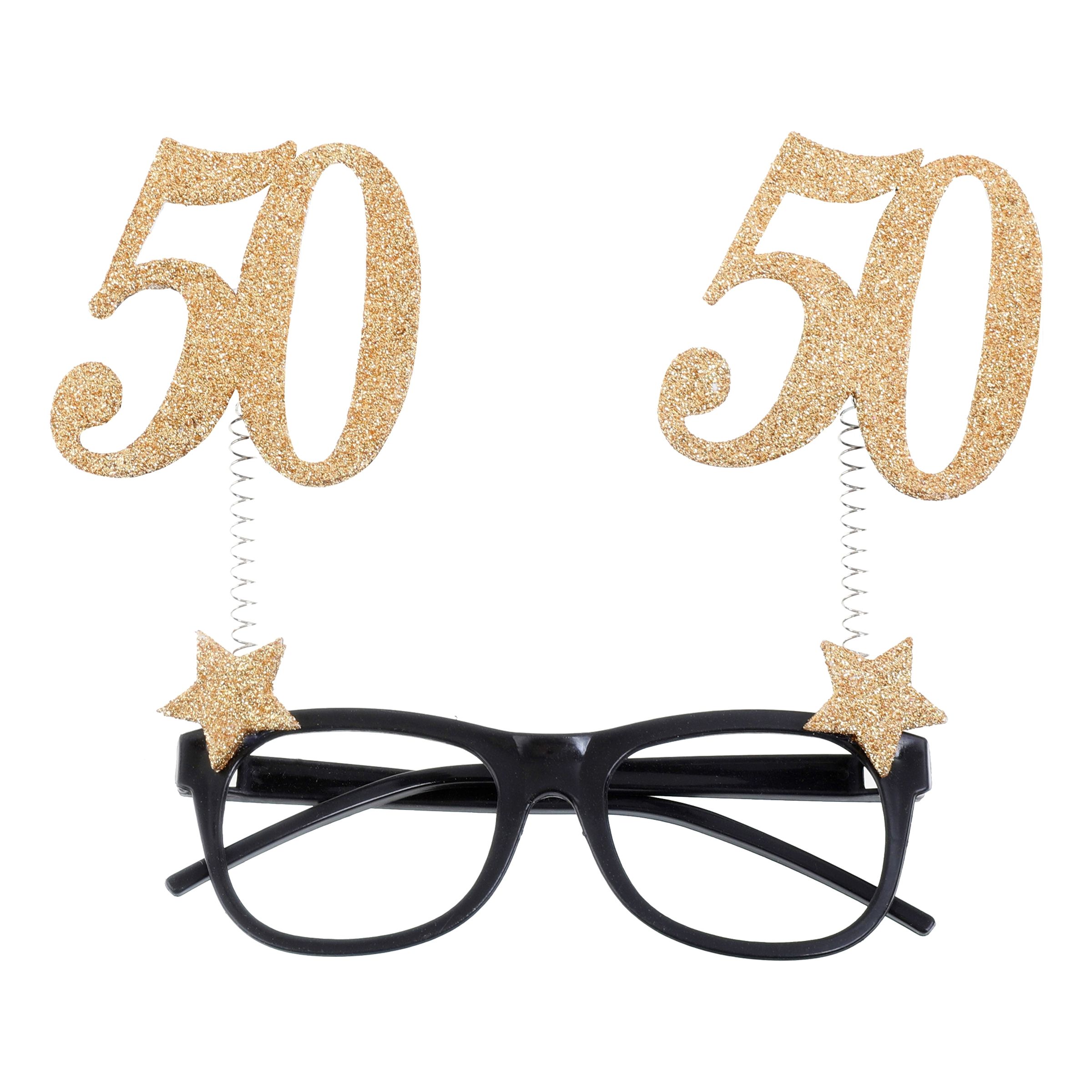 Glasögon med Siffra Guld - 50