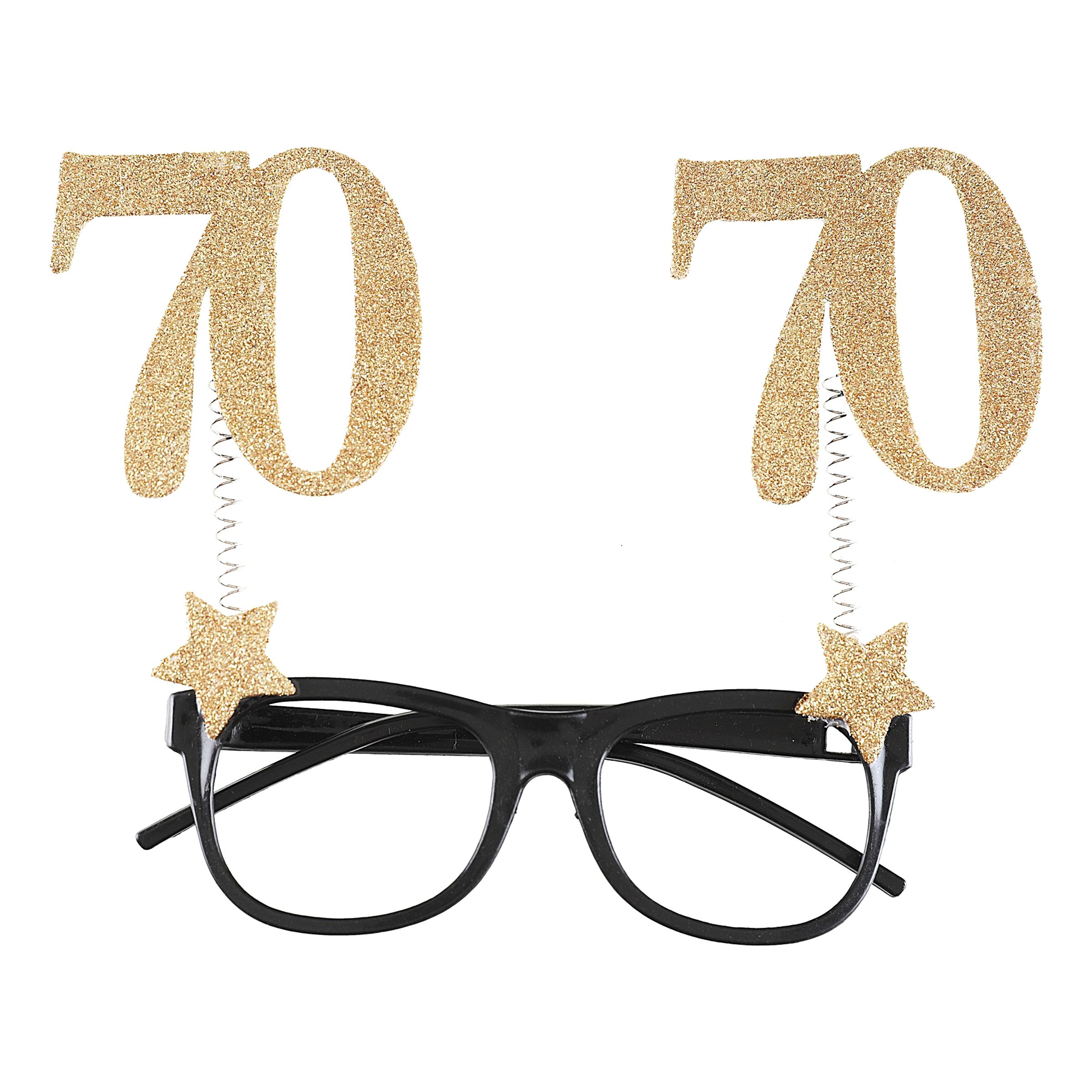 Glasögon med Siffra Guld - 70