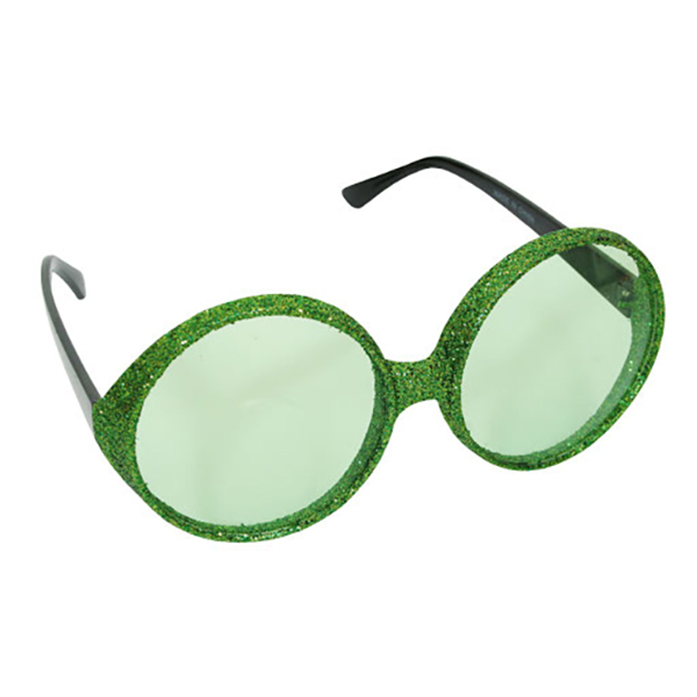 Glasögon Gröna Glitter