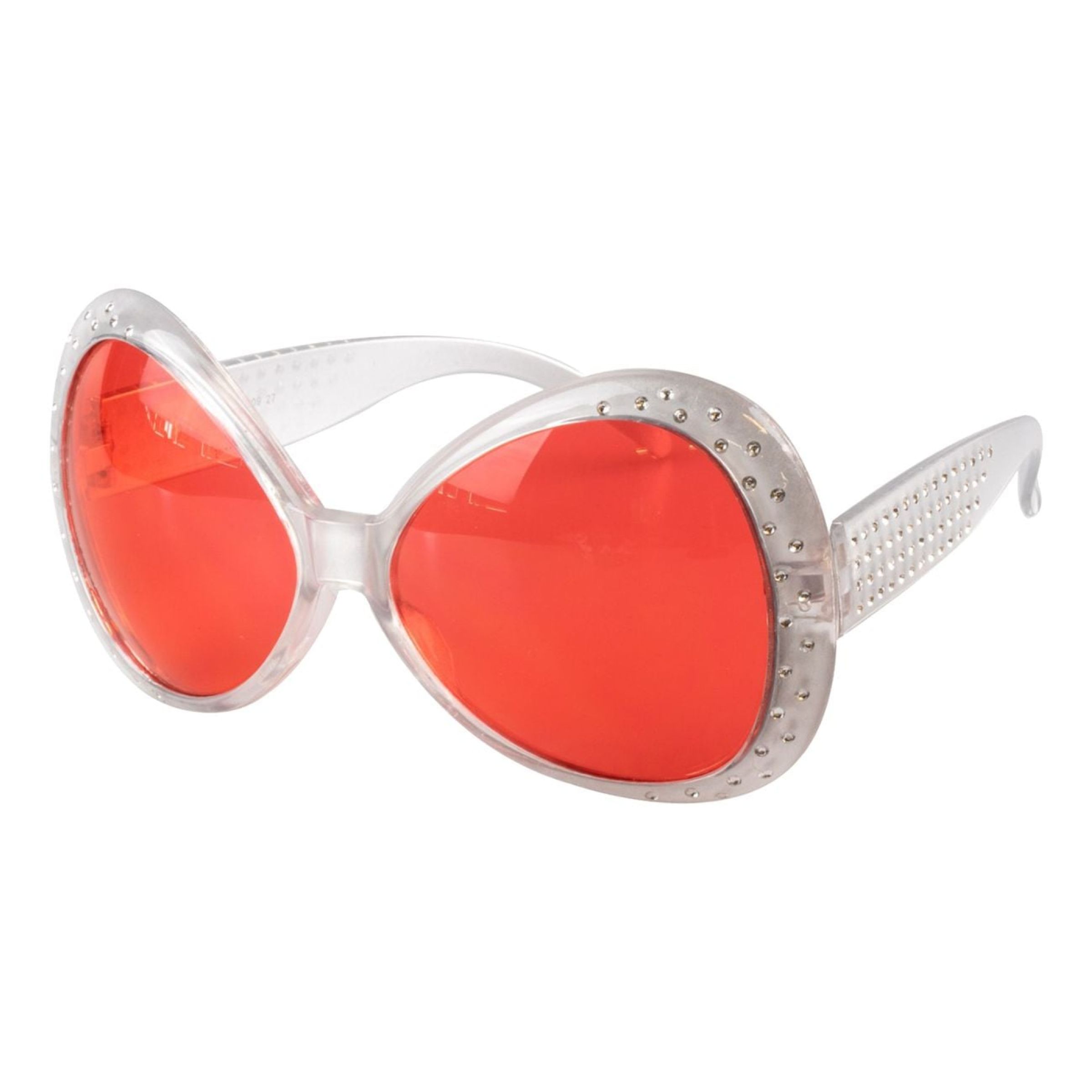 Glasögon med Strass Silver | Hem - Maskerad - Tillbehör - Maskeradaccessoarer | Pryloteket