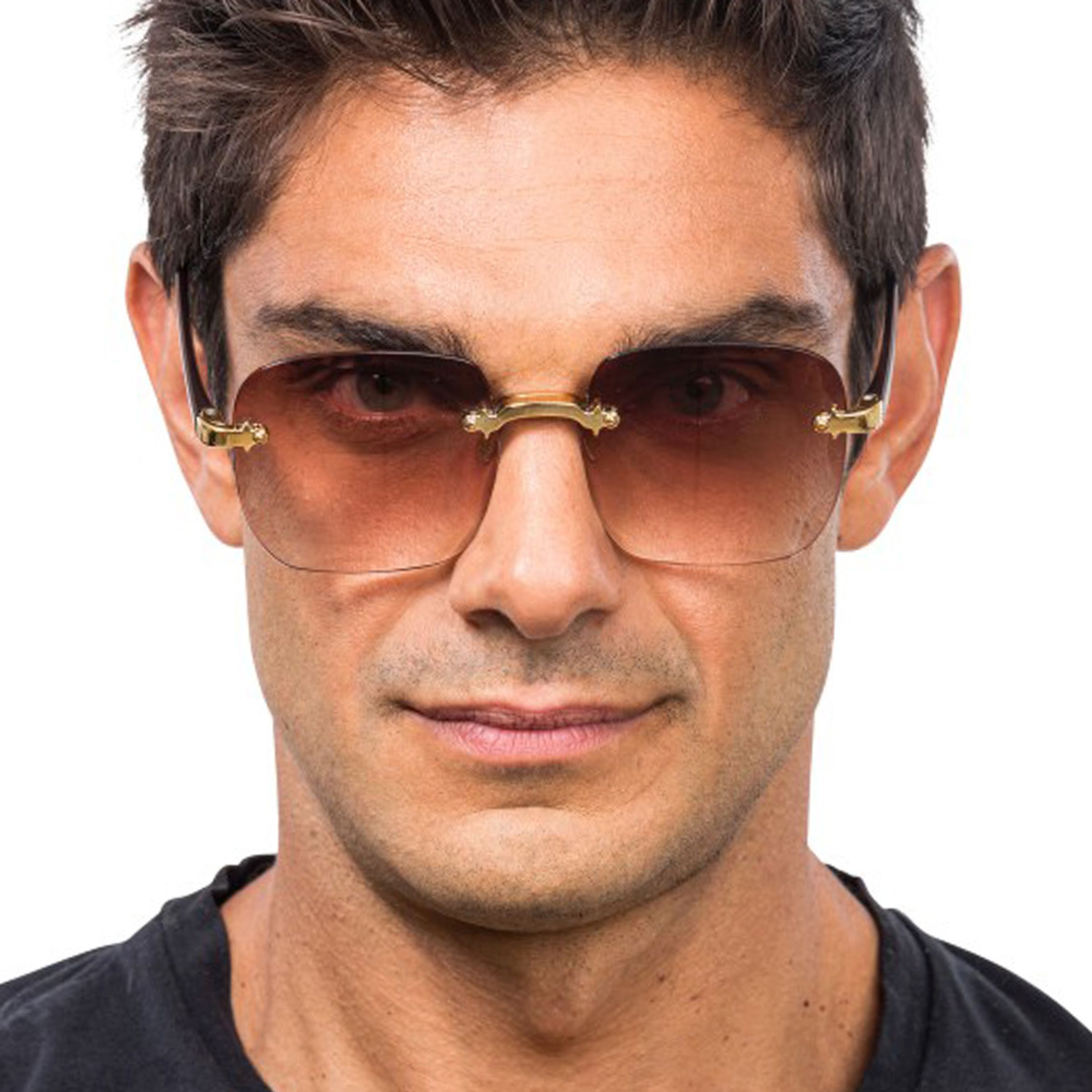 Glasögon Tonade Brun - One size | Hem - Maskerad - Tillbehör - Maskeradaccessoarer | Maskeradspecialisten