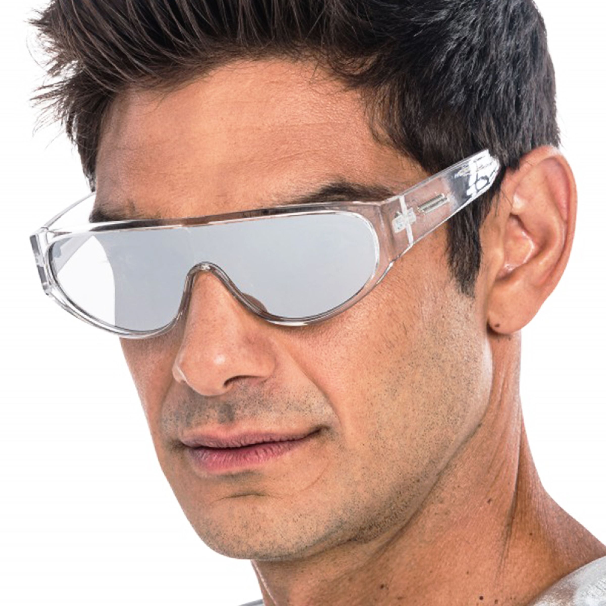 Glasögon Transparent med Spegelglas | Hem - Maskerad - Tillbehör - Glasögon | Pryloteket