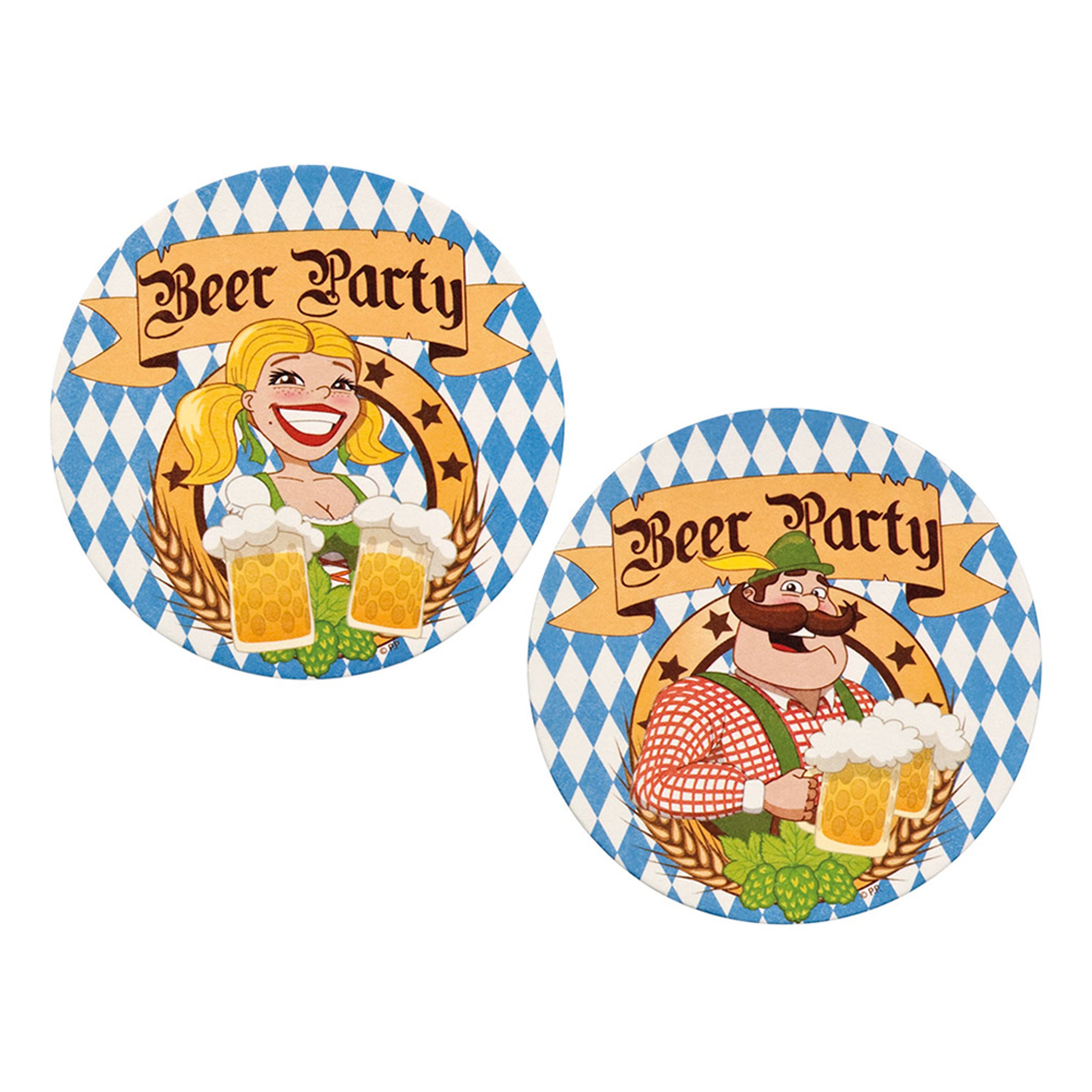 Glasunderlägg Oktoberfest - 10-pack