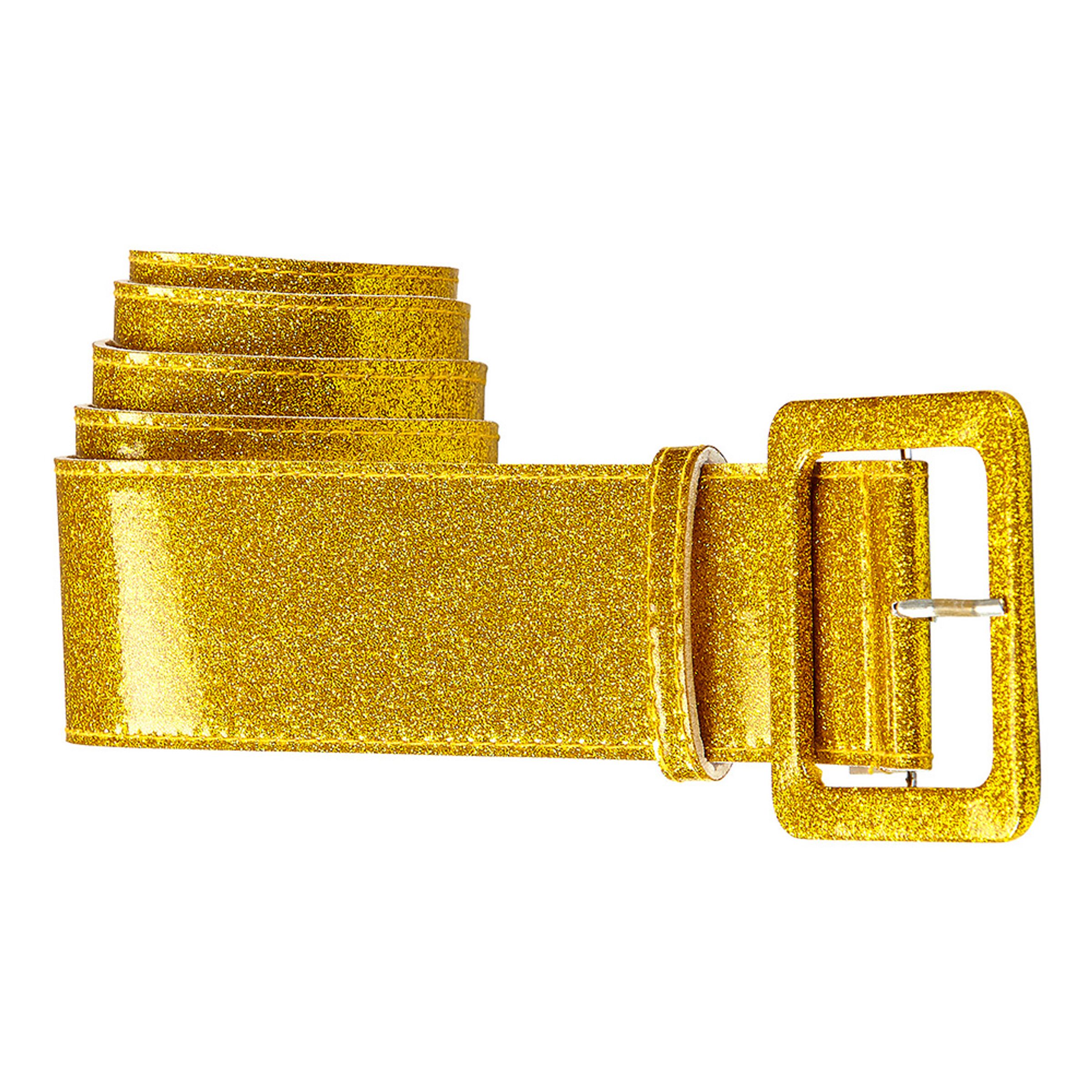 Glitterbälte Guld - One size