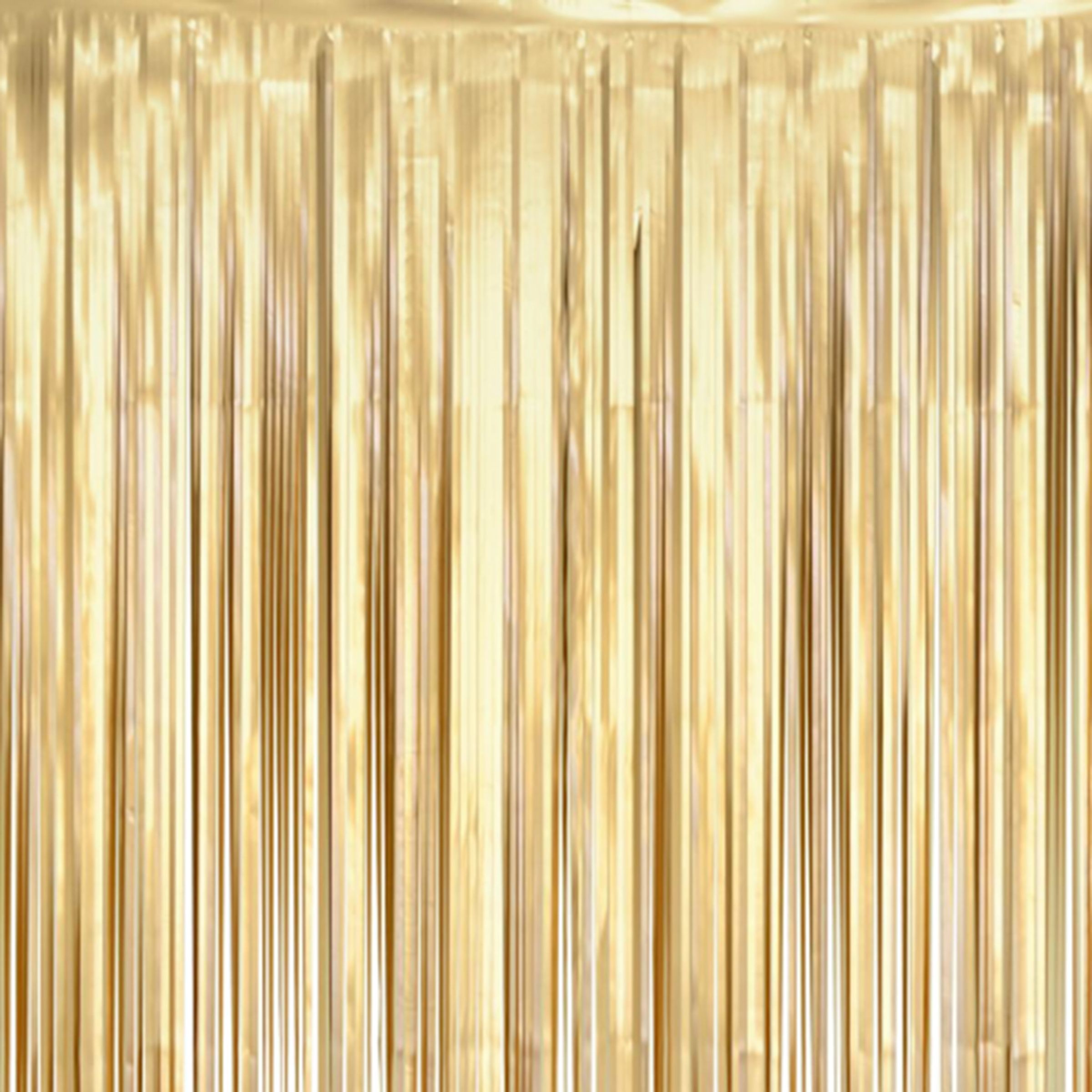 Glitterdraperi Guld