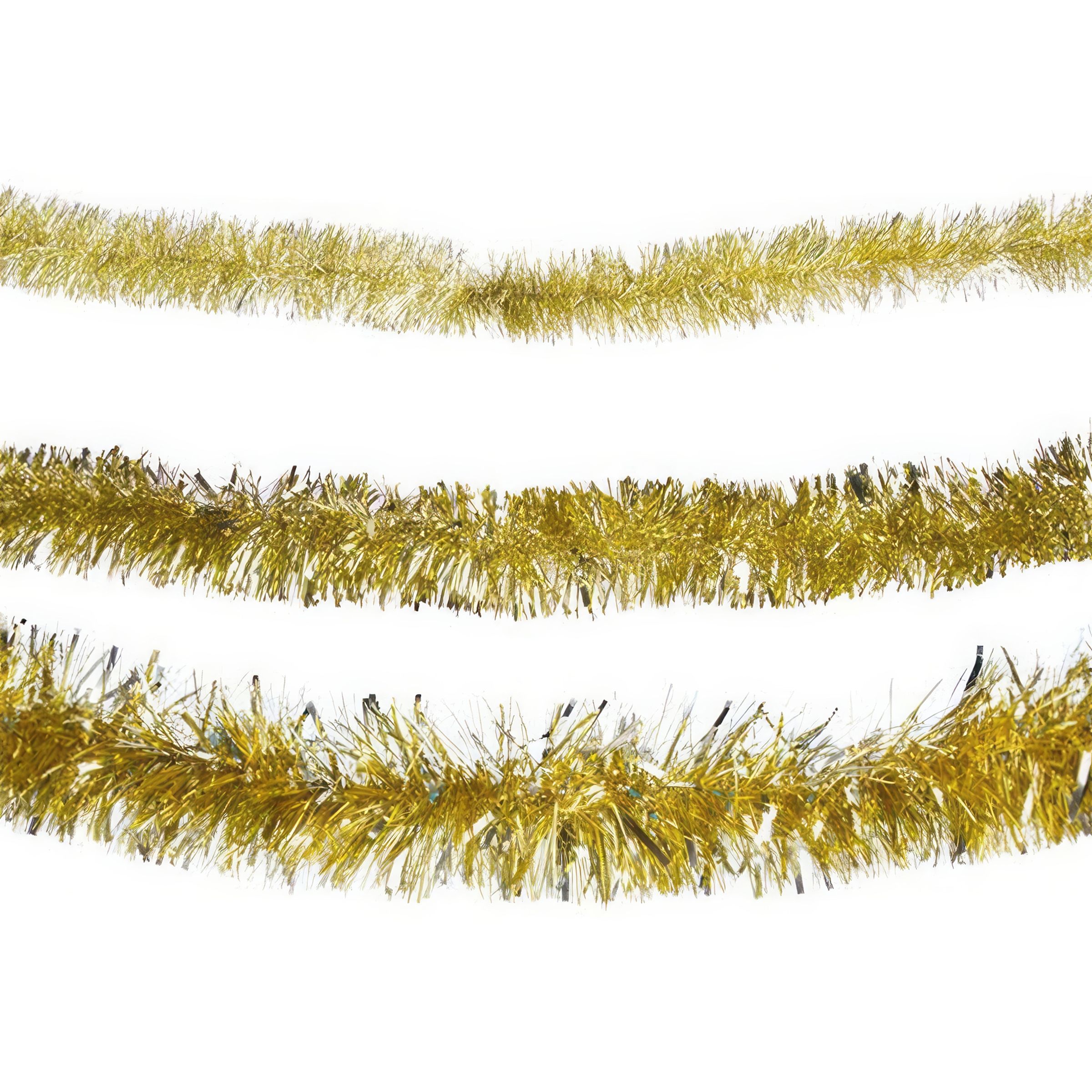 Glittergirlang Guld - 5 x 200 cm