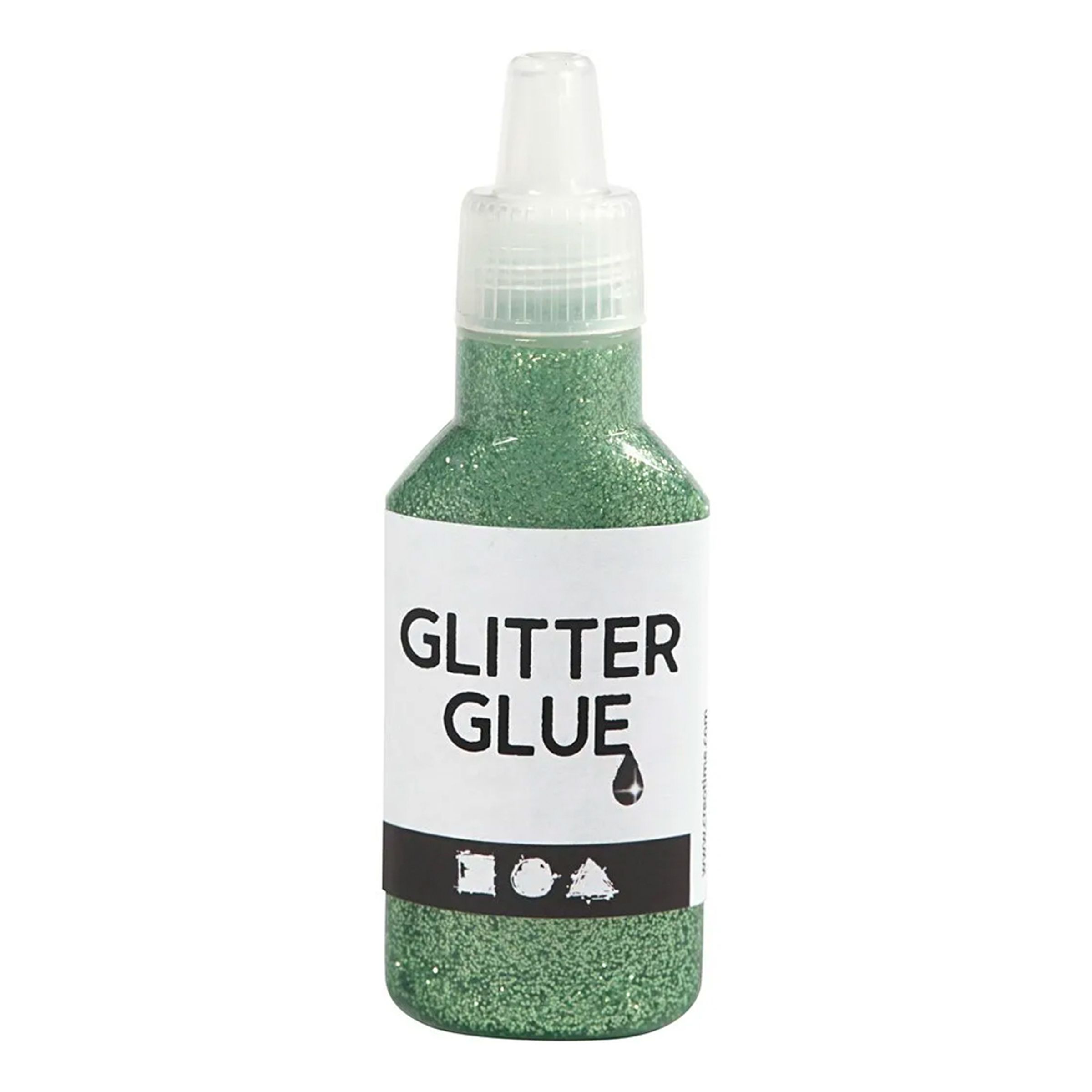 Läs mer om Glitterlim i Flaska - Grön