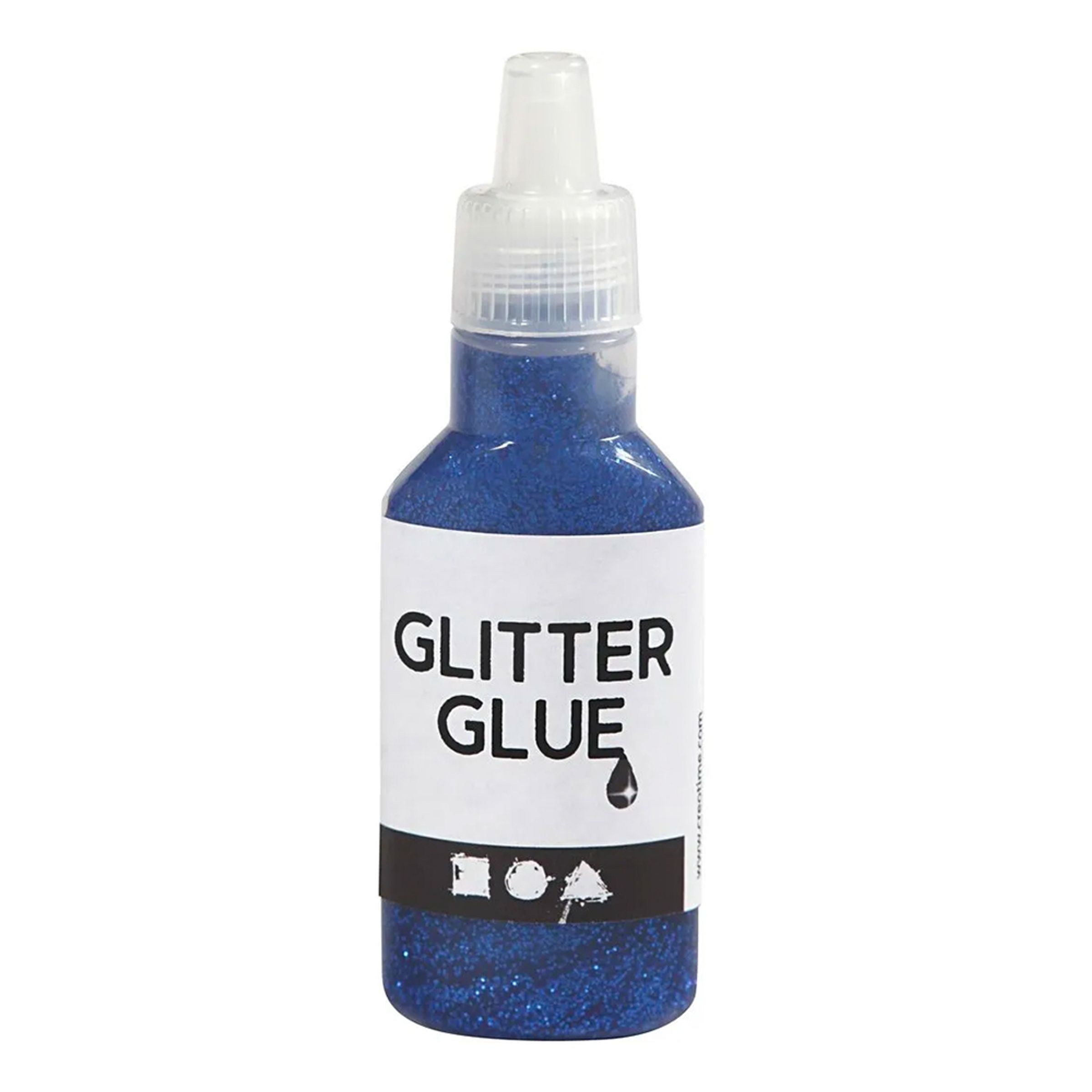Läs mer om Glitterlim i Flaska - Mörkblå