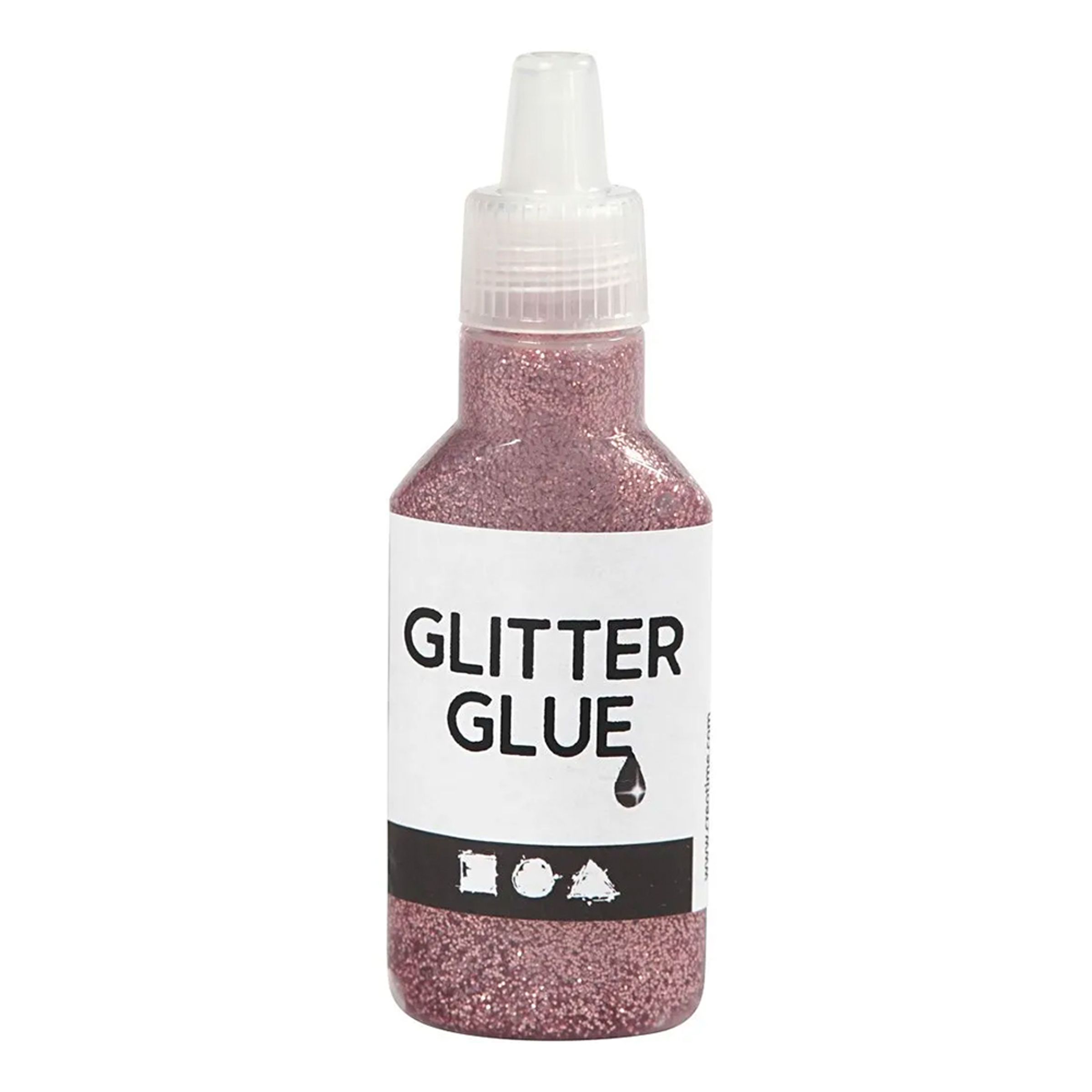 Läs mer om Glitterlim i Flaska - Ljusrosa