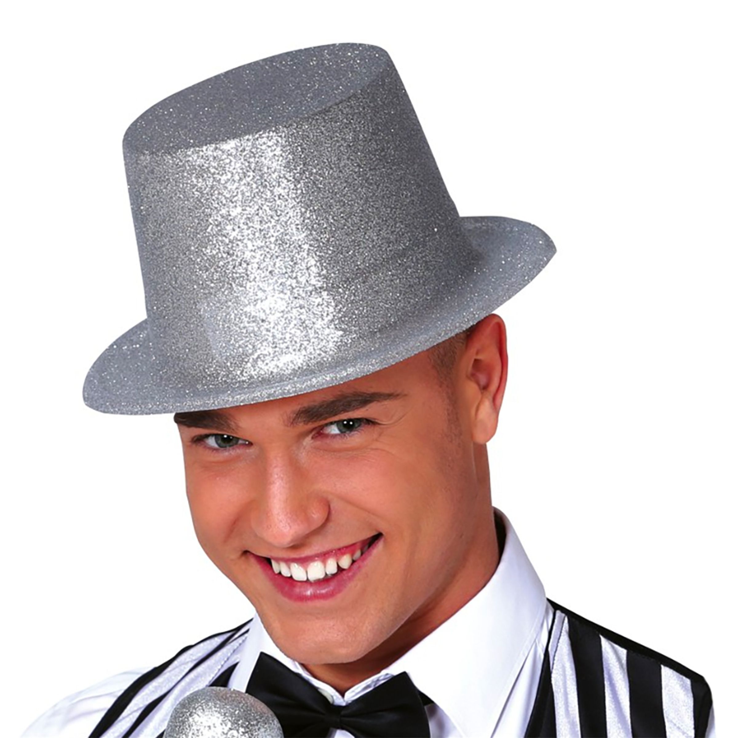 Glittrig Hatt Silver - One size