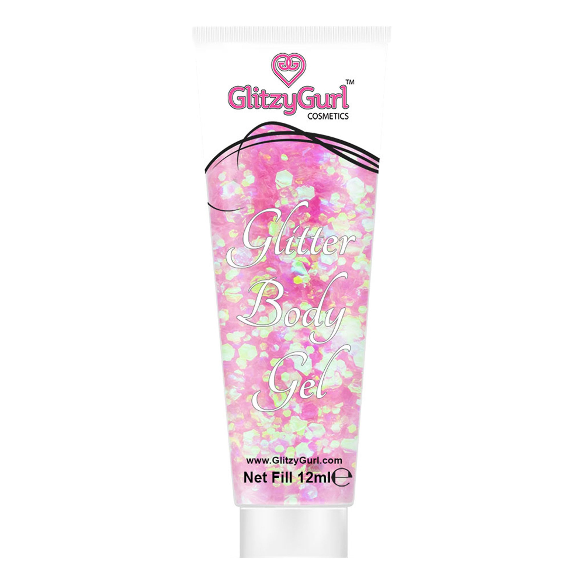 GlitzyGurl Glitter Kroppsgel - Cotton Candy