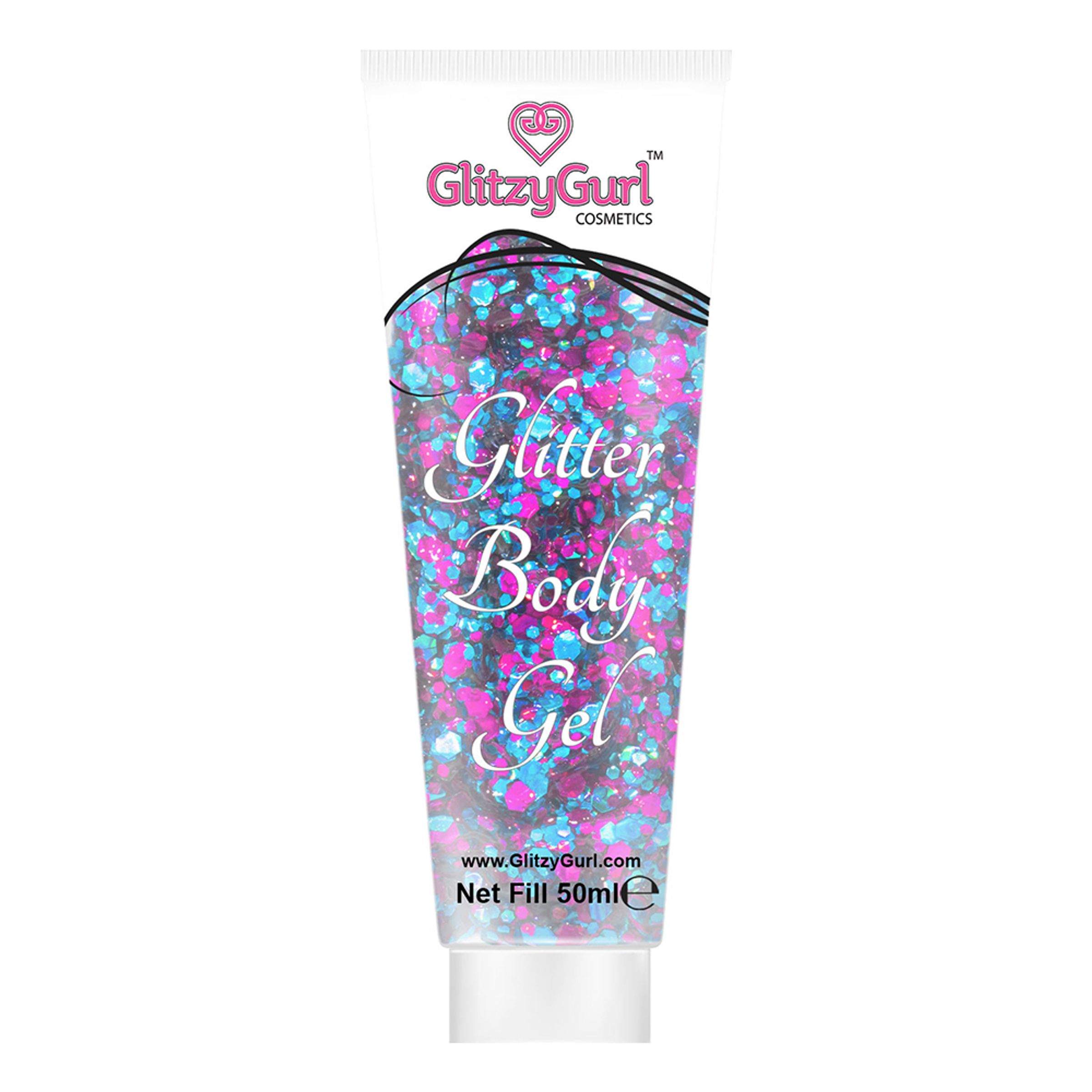 GlitzyGurl Glitter Kroppsgel 50 ml - Parrot Fish