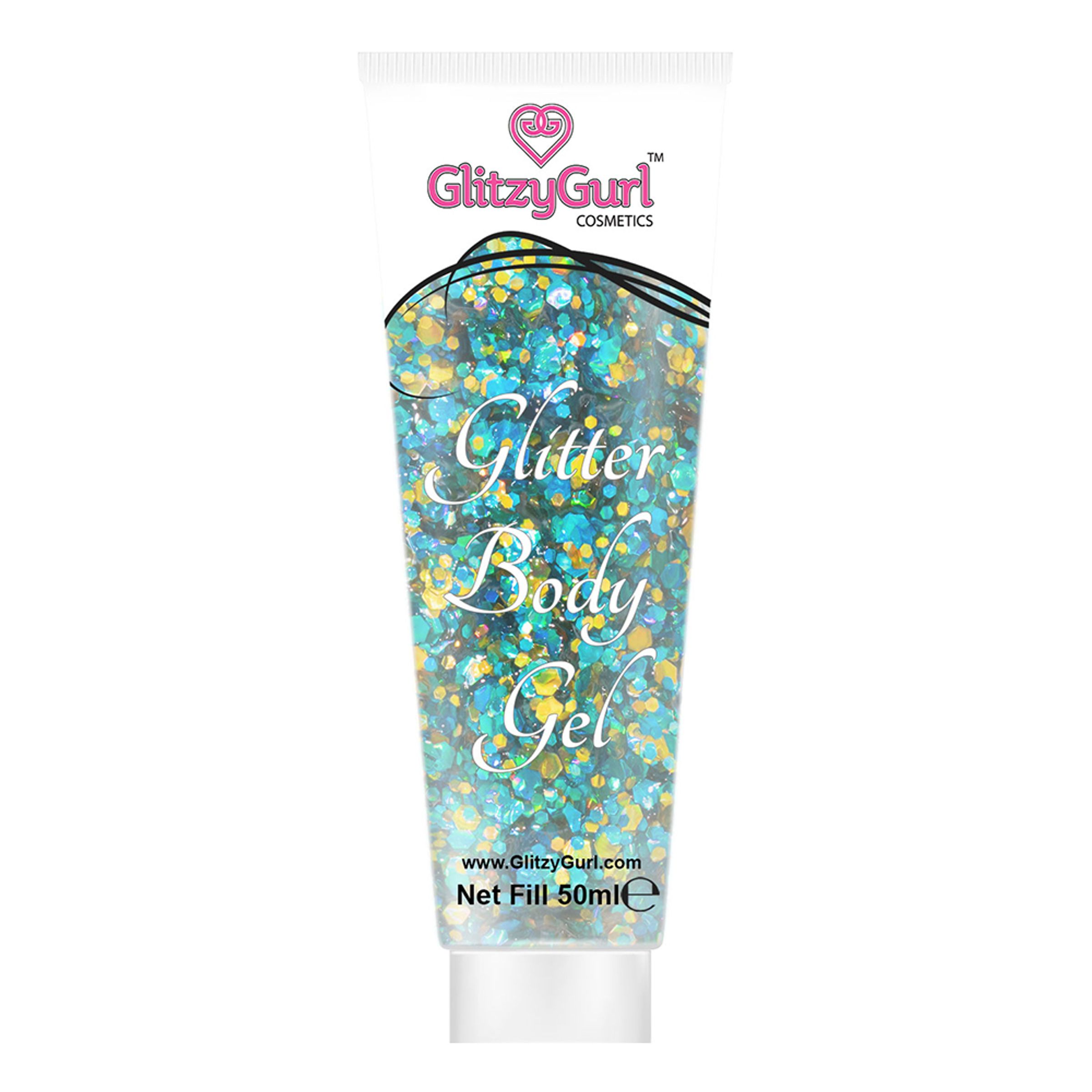 GlitzyGurl Glitter Kroppsgel 50 ml - Cosmic Charm