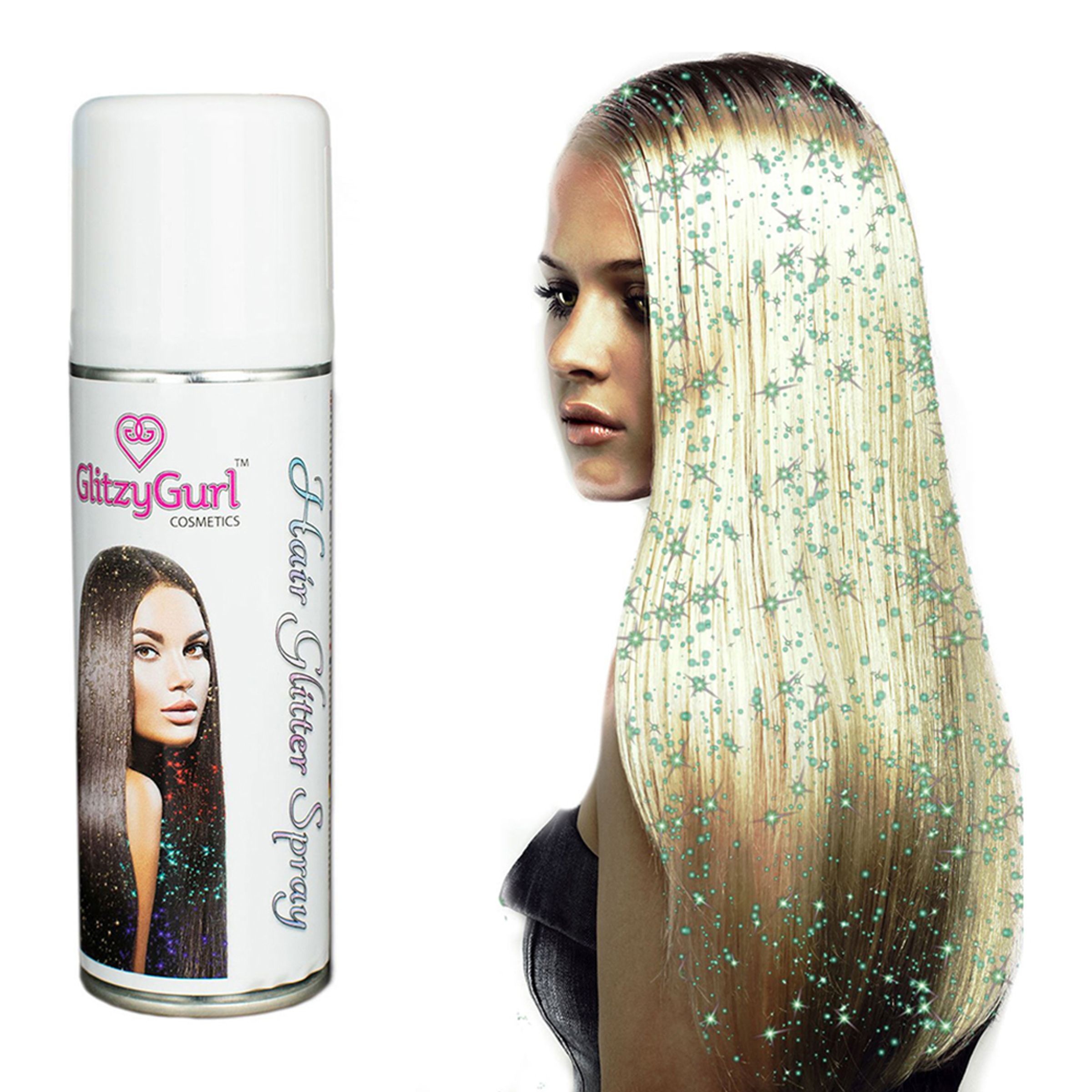 GlitzyGurl Hårspray Glitter - Enchanted Forest