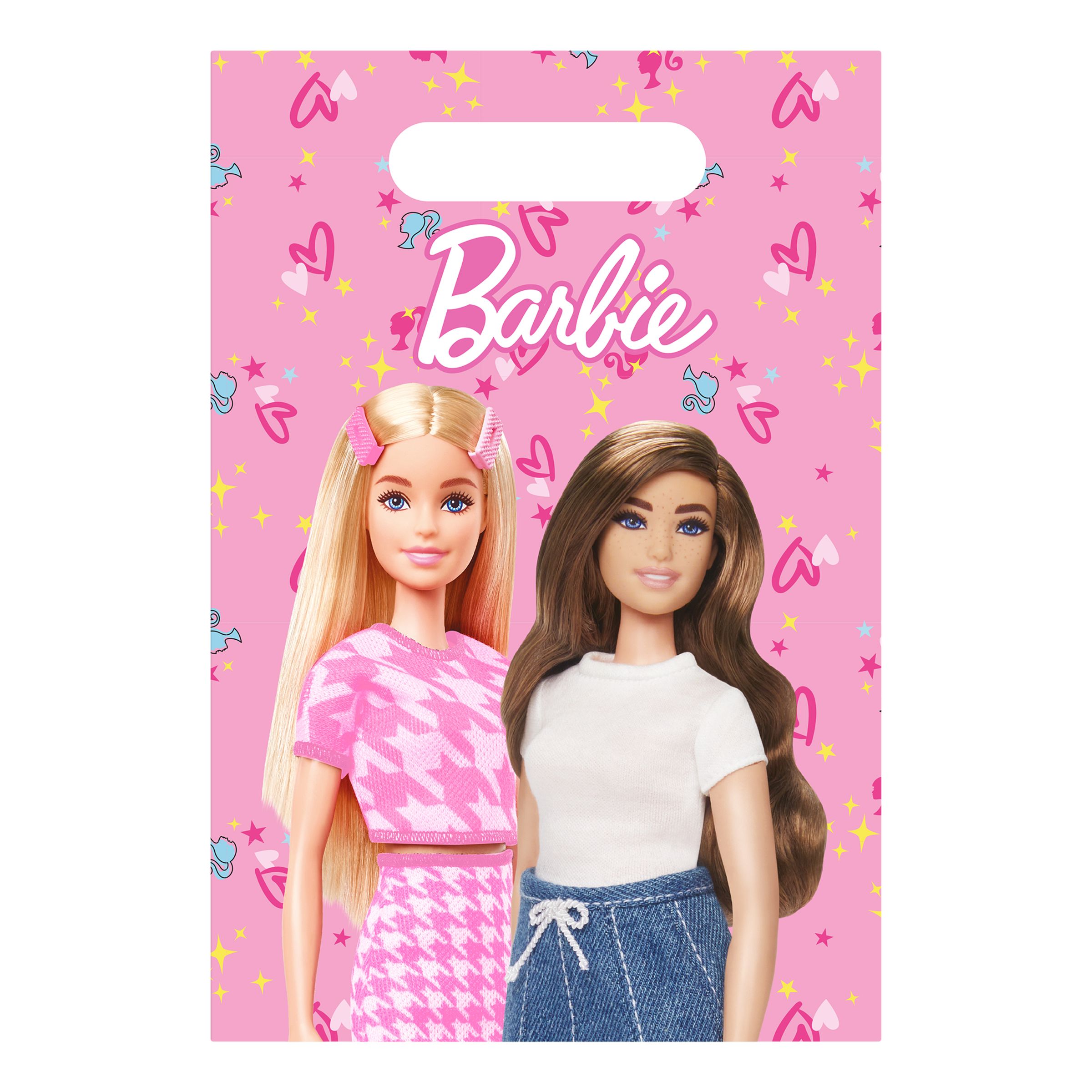 Godispåsar Barbie&trade; Friends - 6-pack | Hem - Festartiklar - Kalastillbehör - Kalaspåsar | Pryloteket