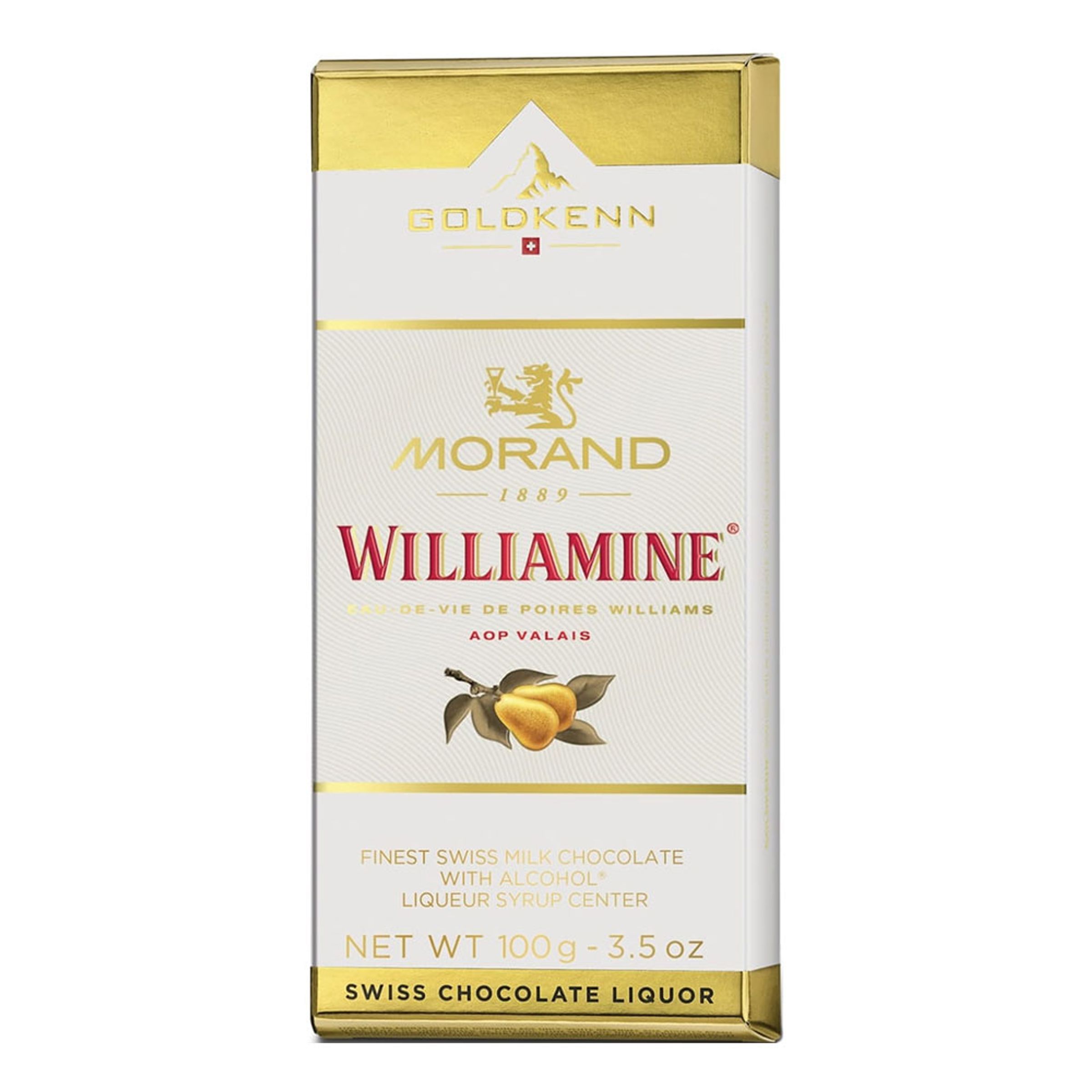 Goldkenn Williamine Likörfyllning Chokladkaka - 100 gram