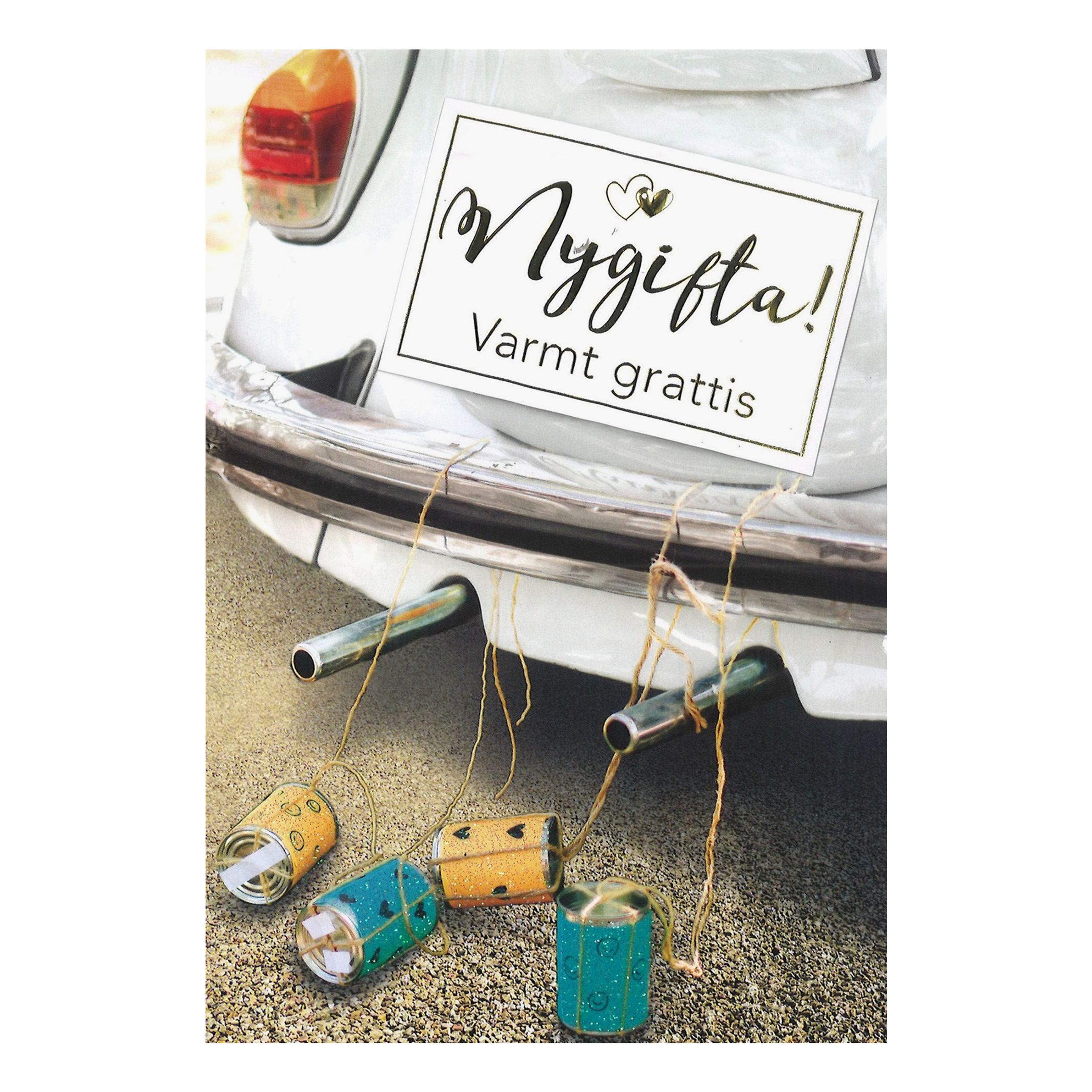 Gratulationskort Bröllop Bil | Hem - Festartiklar - Hälsningskort - Gratulationskort | Party Outlet