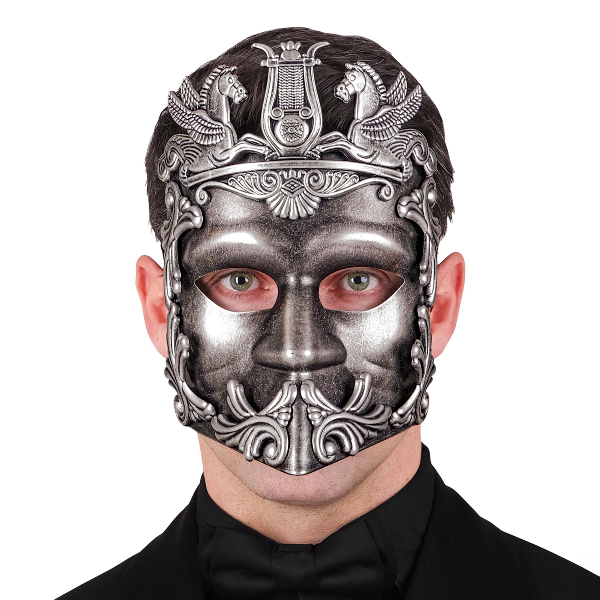 Grekisk Mask Silver - One size | Hem - Maskerad - Masker - Halloweenmasker | Party Outlet
