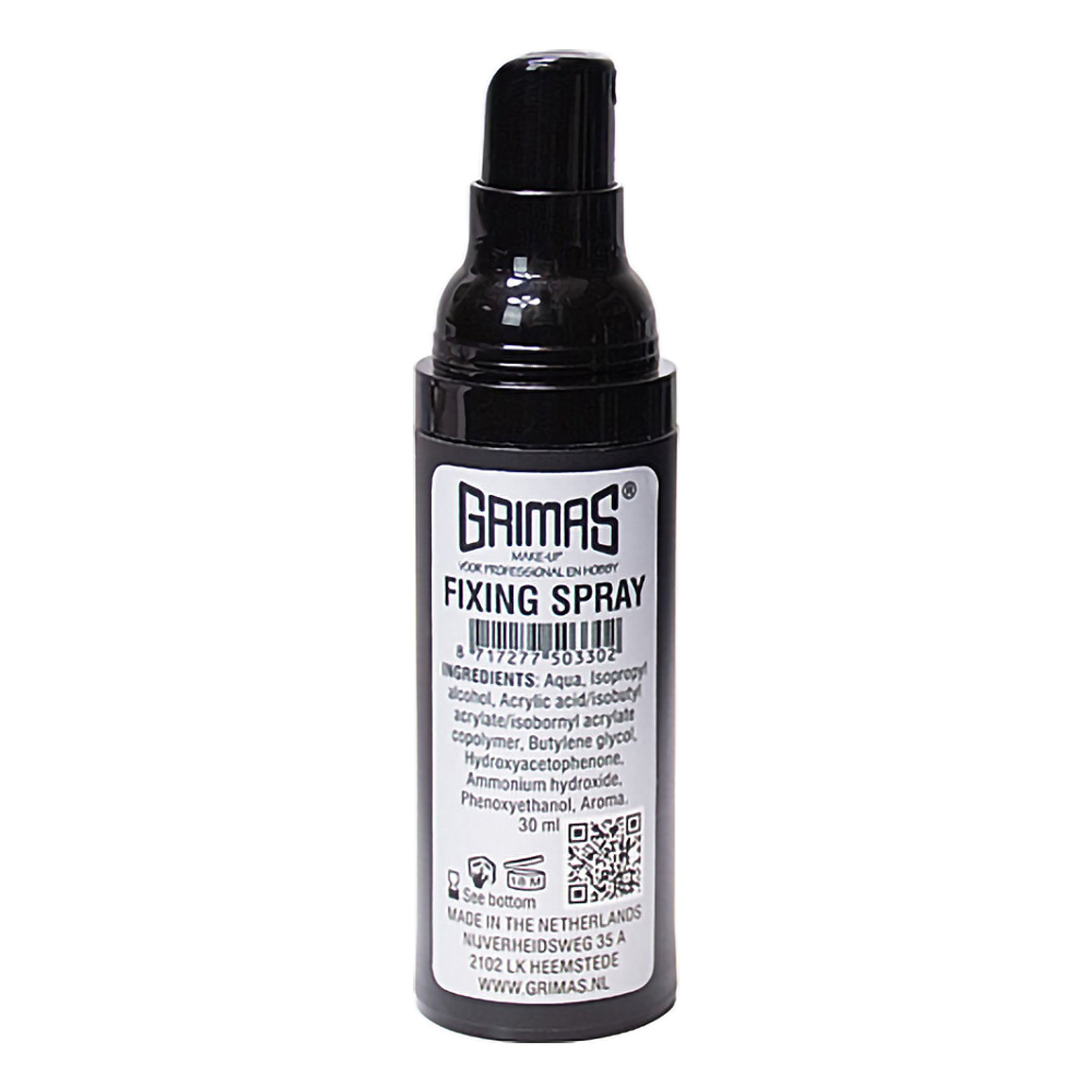 Grimas Fixing Spray - 30 ml | Hem//Maskerad//Smink//Sminktillbehör | PartyOutlet