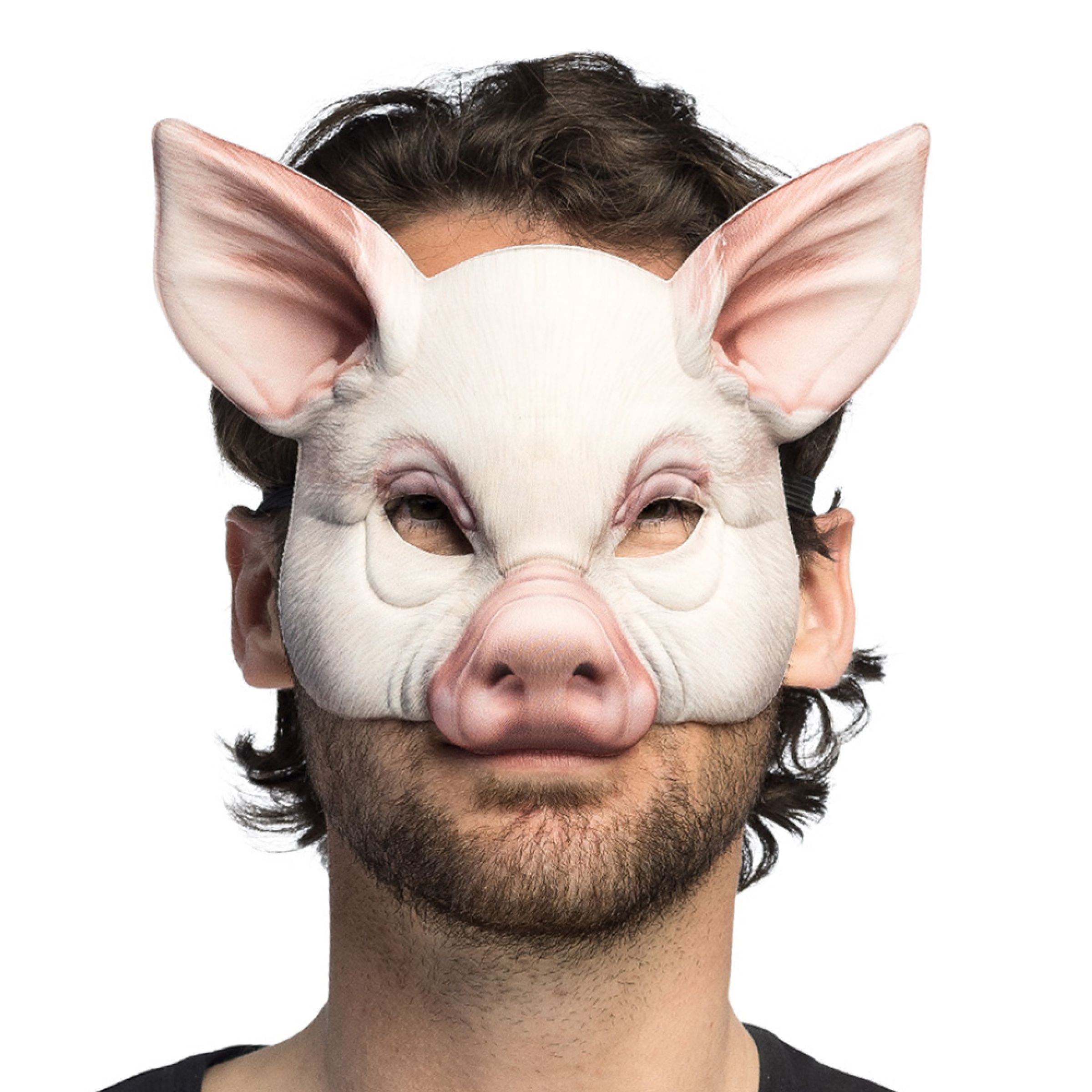 Gris Halvmask | Hem - Maskerad - Masker - Barnmasker | Maskeradspecialisten