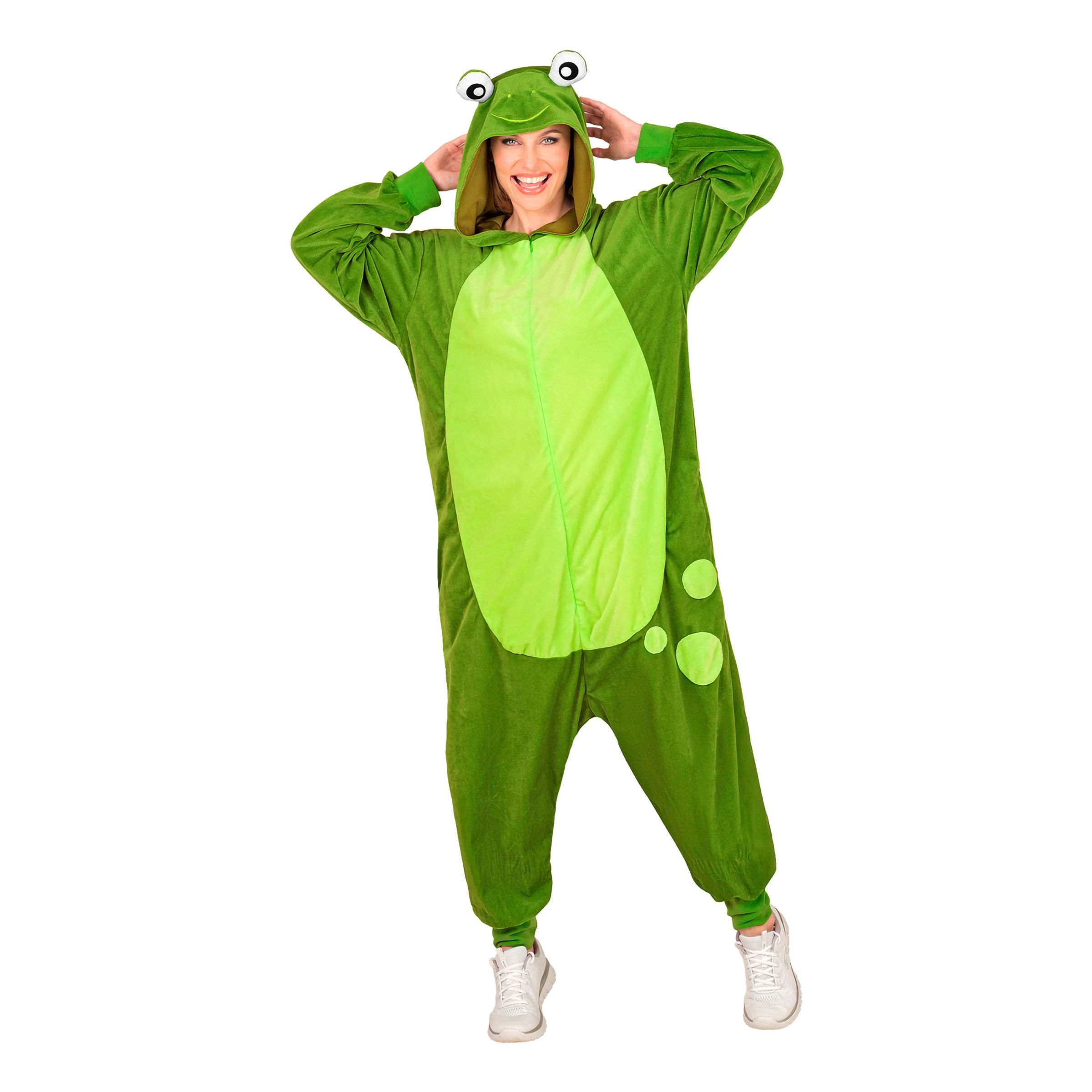 Groda Onesie Maskeraddräkt - Small/Medium | Hem - Maskerad - Maskeraddräkter - Damdräkter | Party Outlet