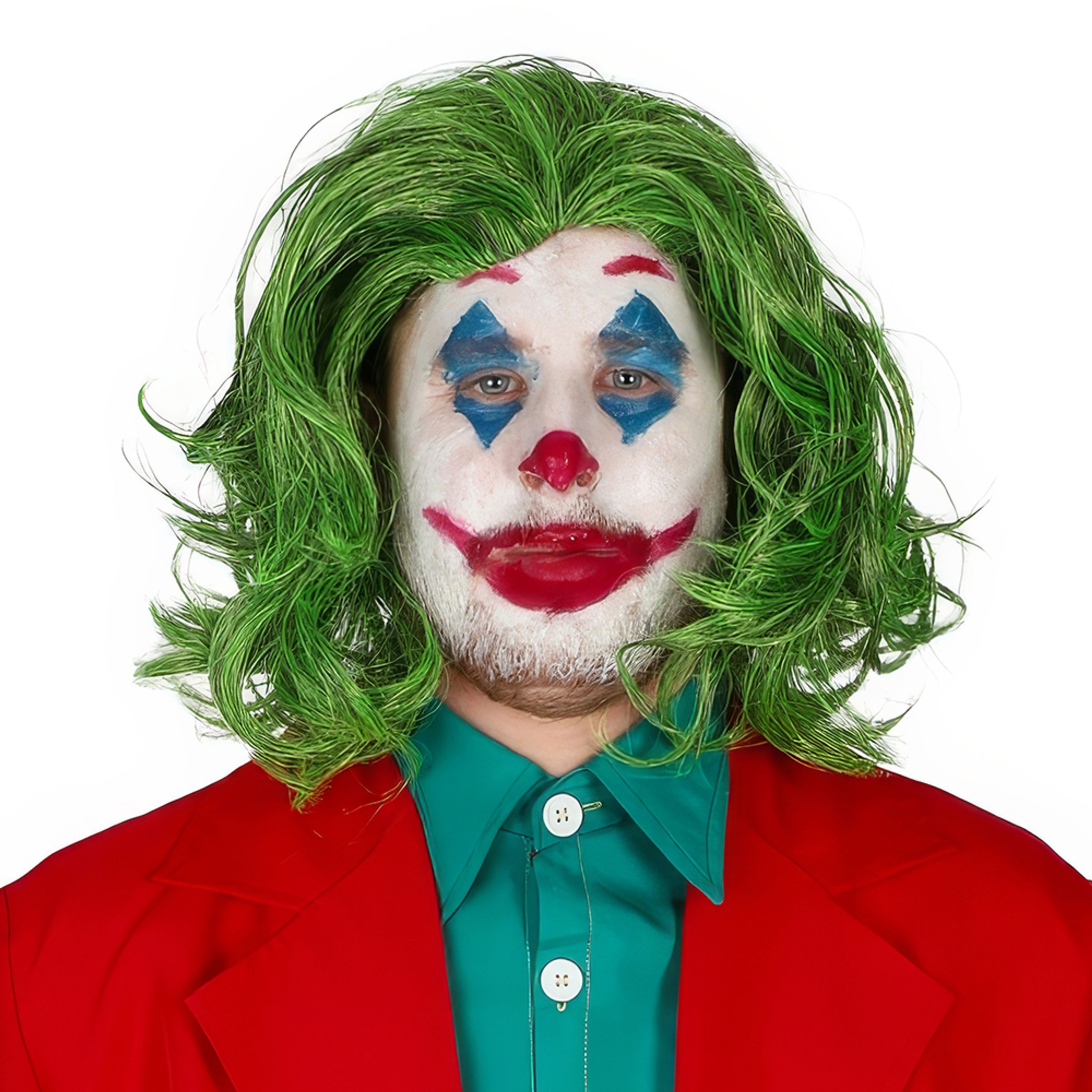Grön Clownperuk - One size | Hem - Maskerad - Peruker - Herrperuker | Pryloteket