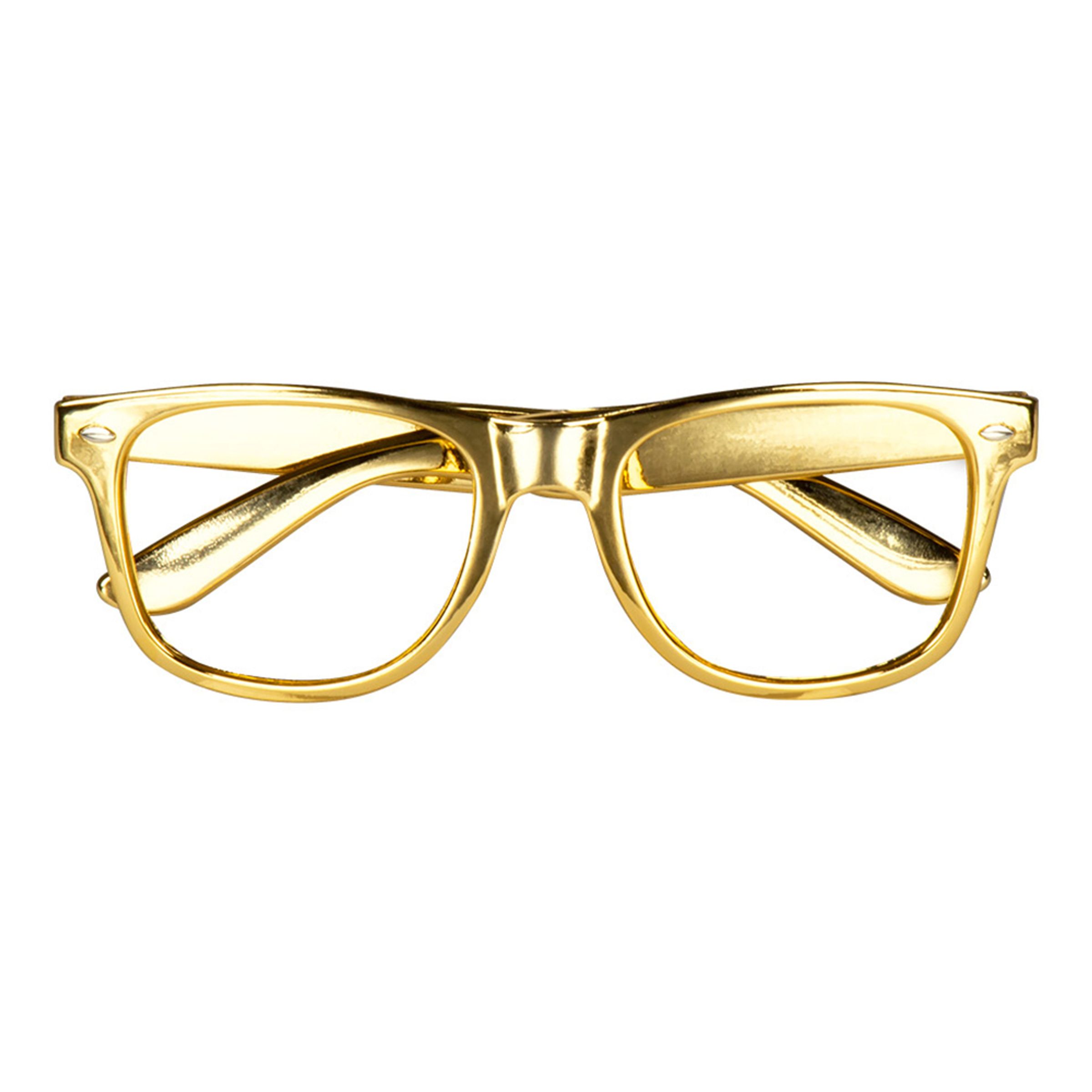 Läs mer om Guld Glasögon - 1-pack