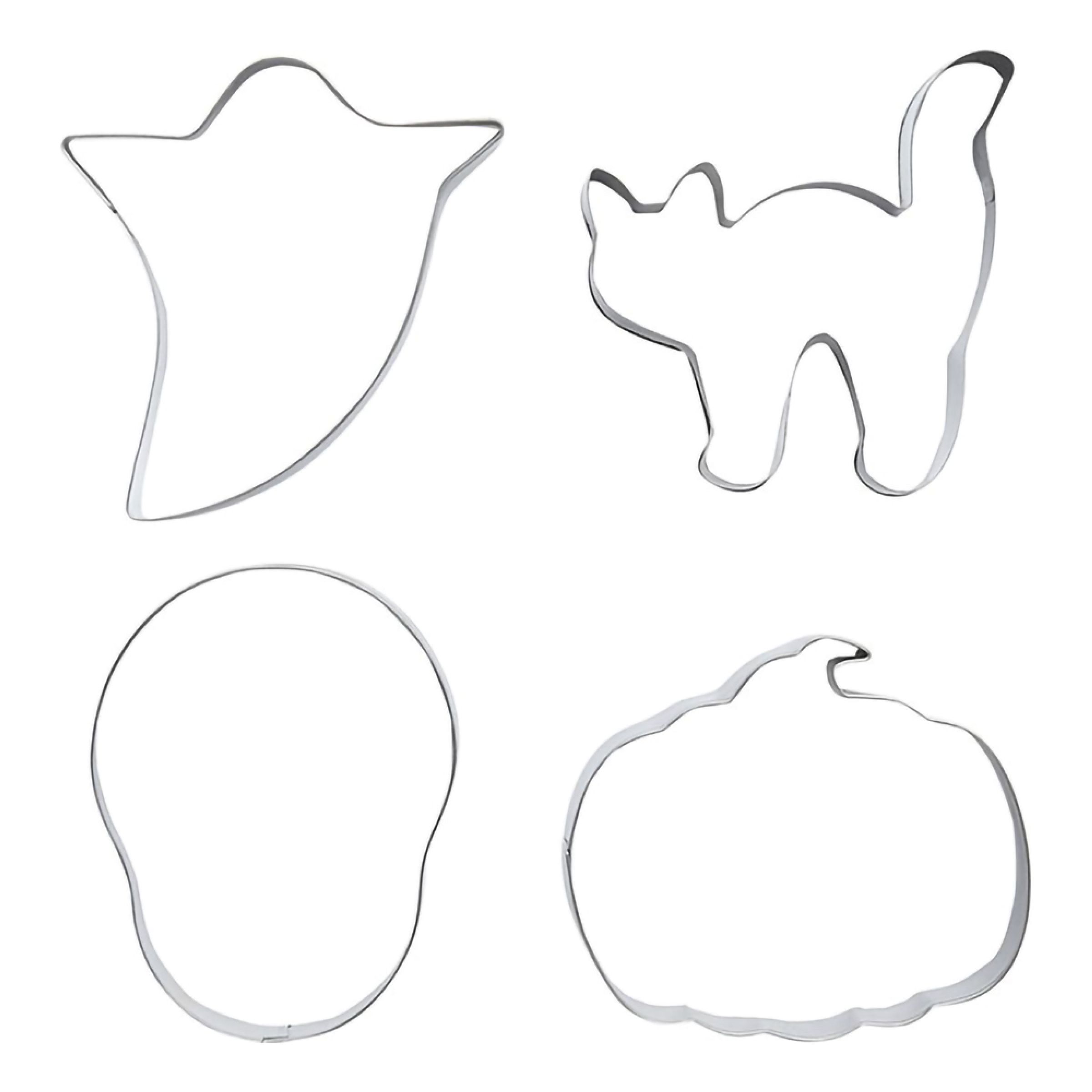 Halloween Kakformar - 4-pack | Hem - Teman - Högtider - Halloween | Pryloteket