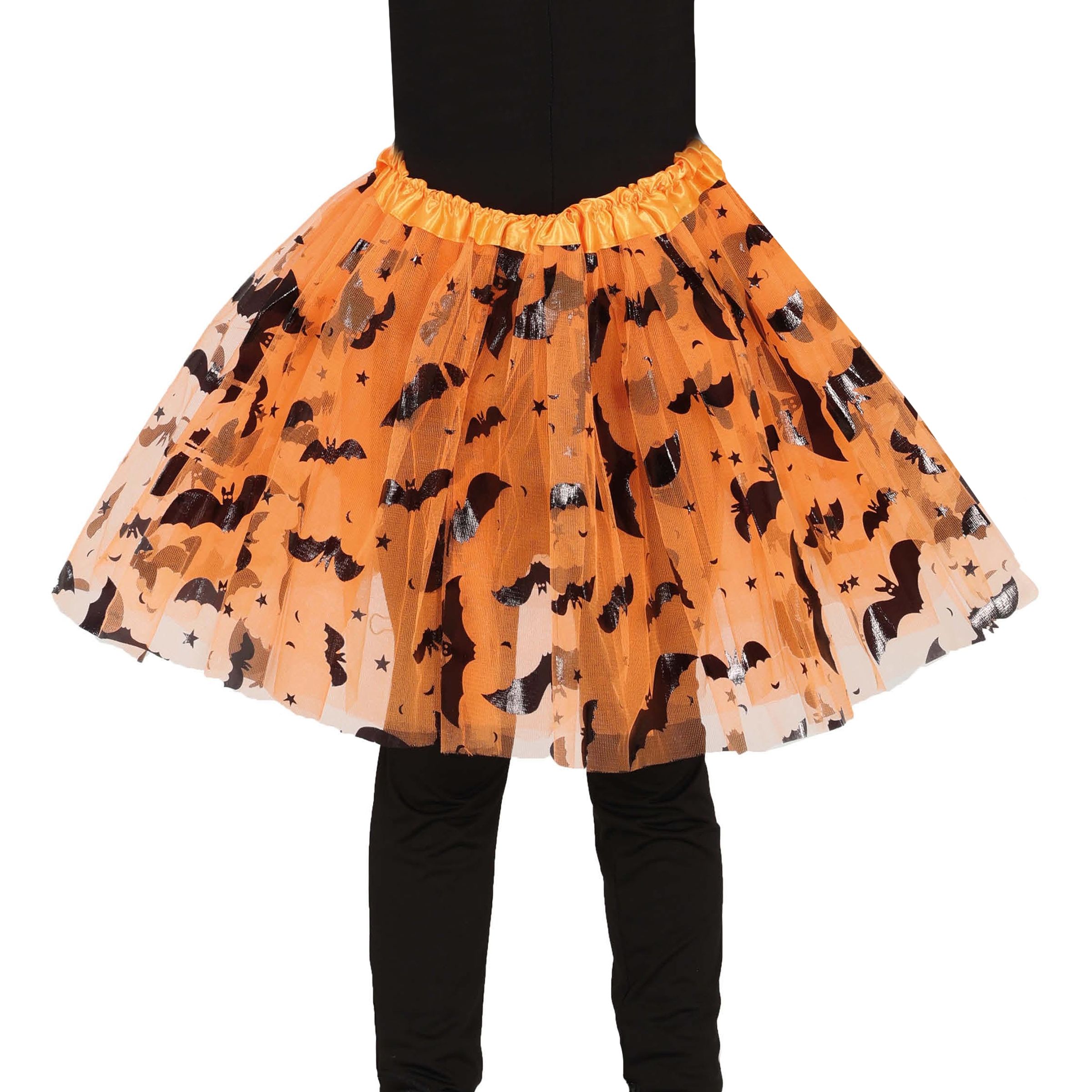 Tyllkjol Barn Halloween Orange - One size | Tillbehör//Hem//Maskerad//Kjolar | PartyOutlet