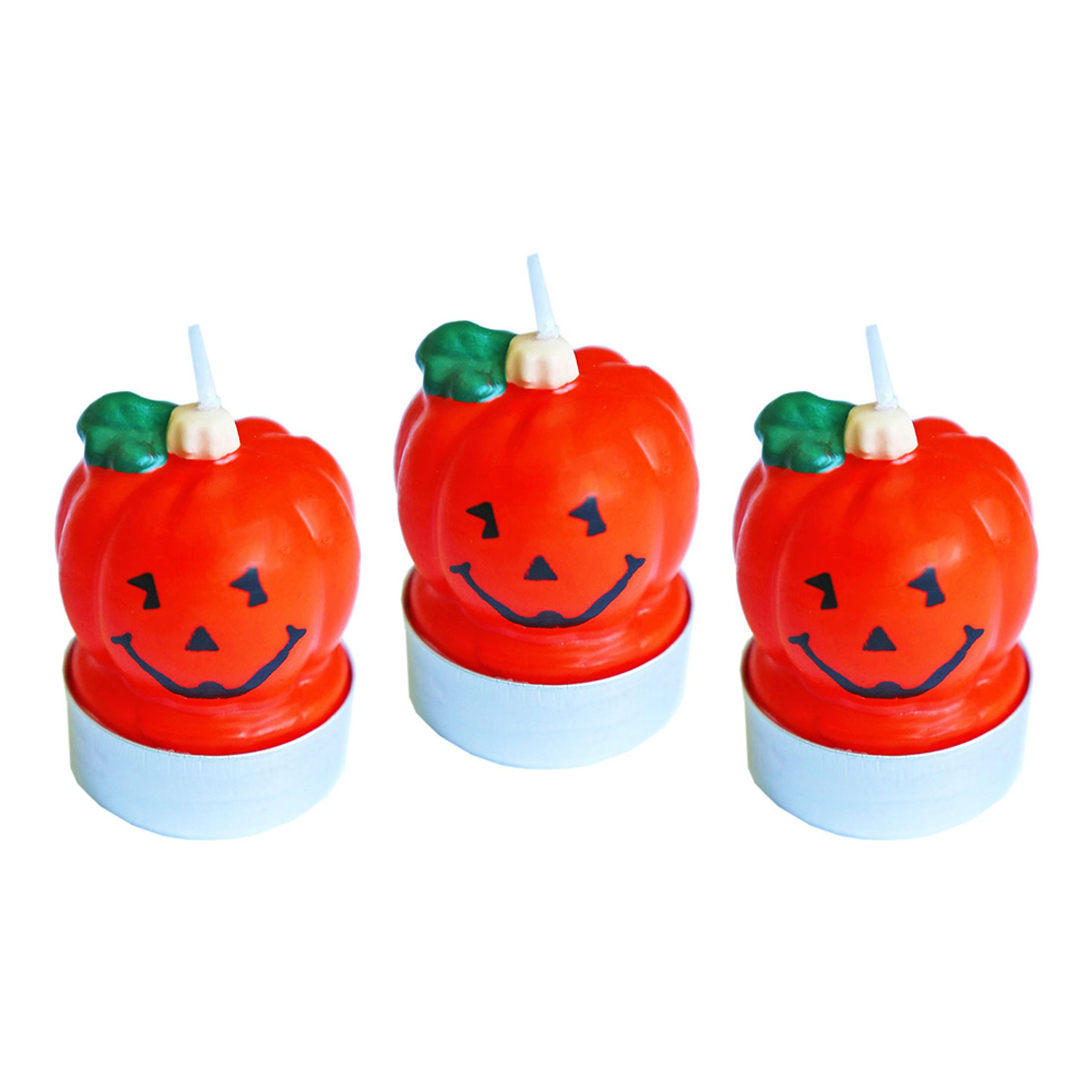 Halloweenljus Pumpa - 3-pack | Hem//Festartiklar//Ljus//festdekoration | PartyOutlet