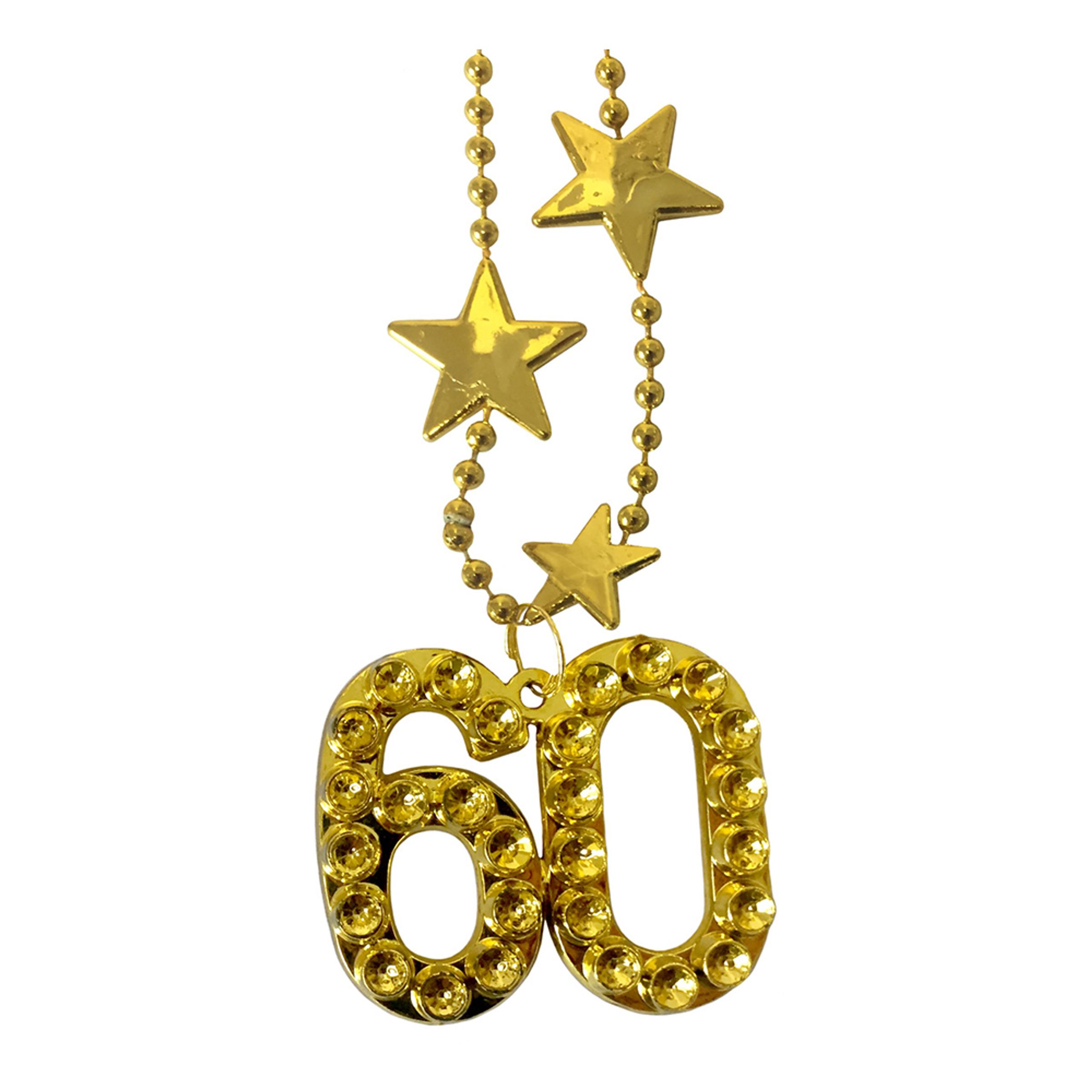 Läs mer om Halsband Guld Siffra 60