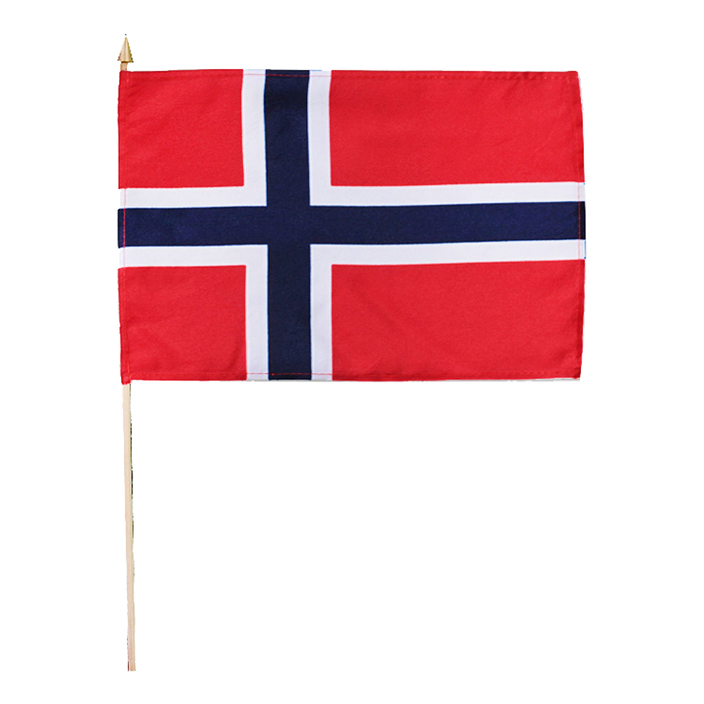 Läs mer om Handflagga Norge - 1-pack