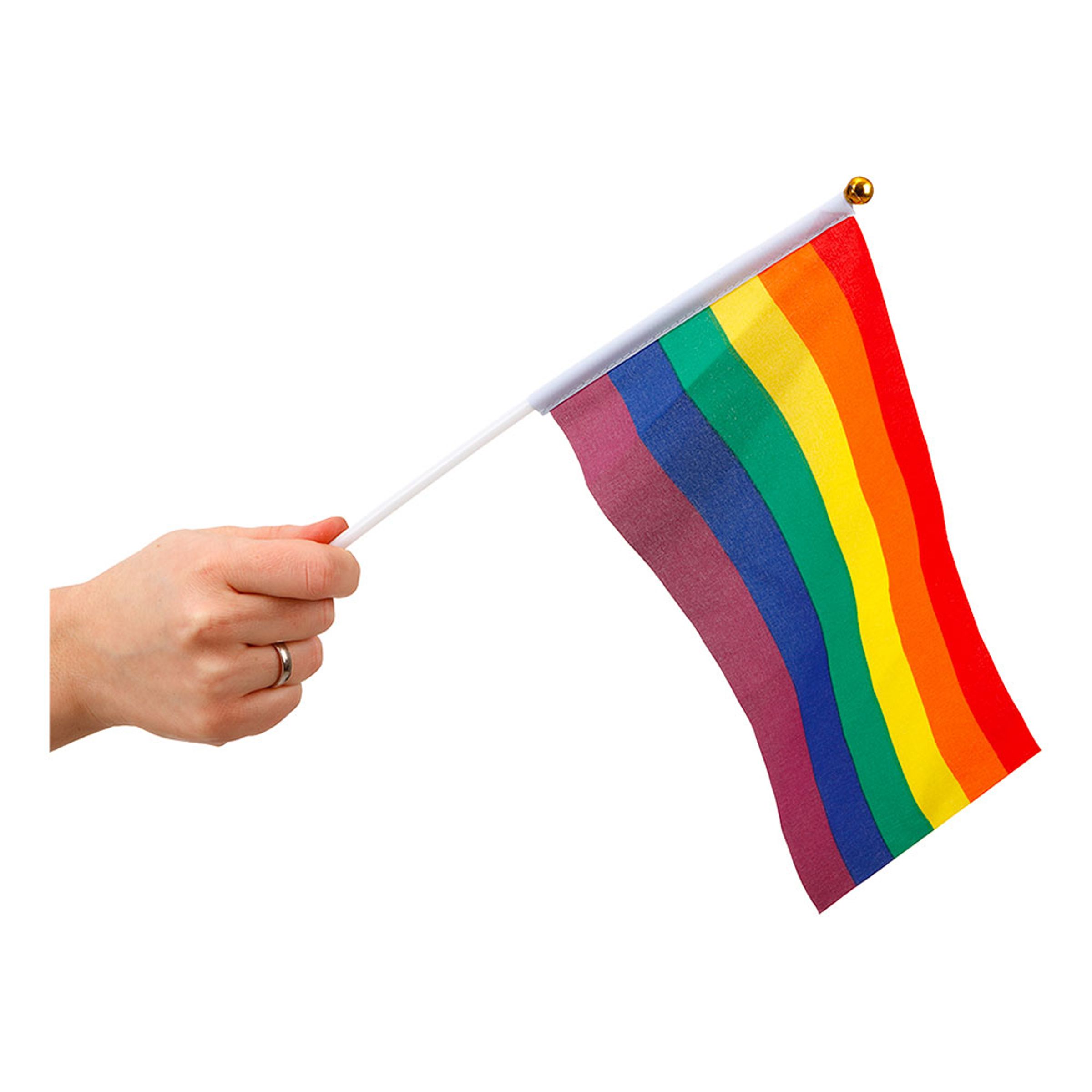 Läs mer om Handflagga Pride