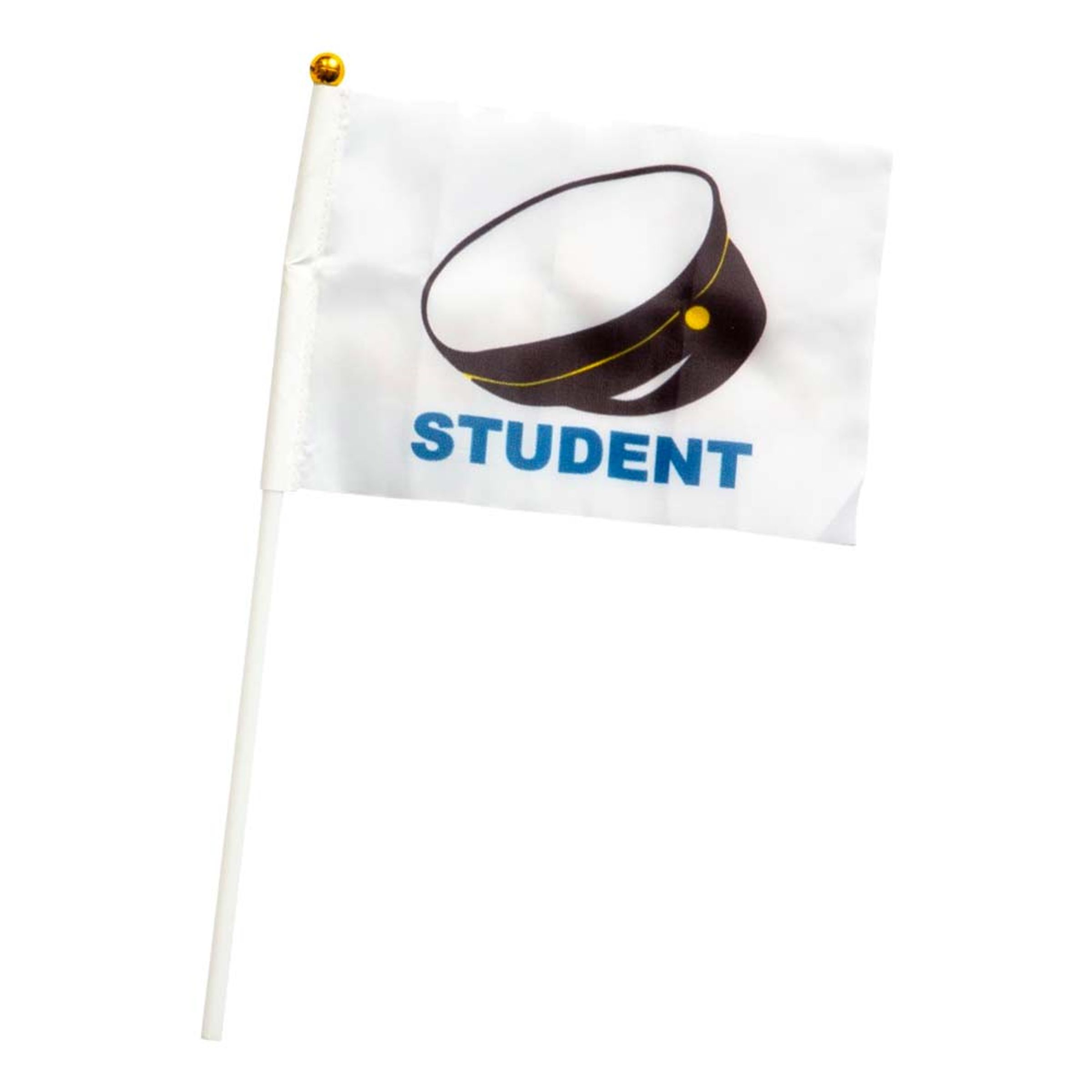 Läs mer om Handflaggor Student - 6-pack