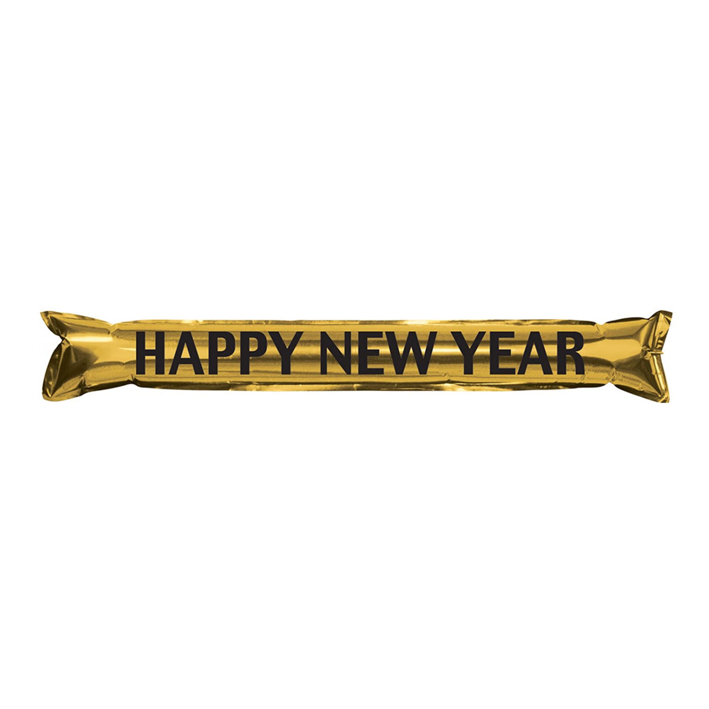 Handklappor Happy New Year Guld/Metallic - 2-pack