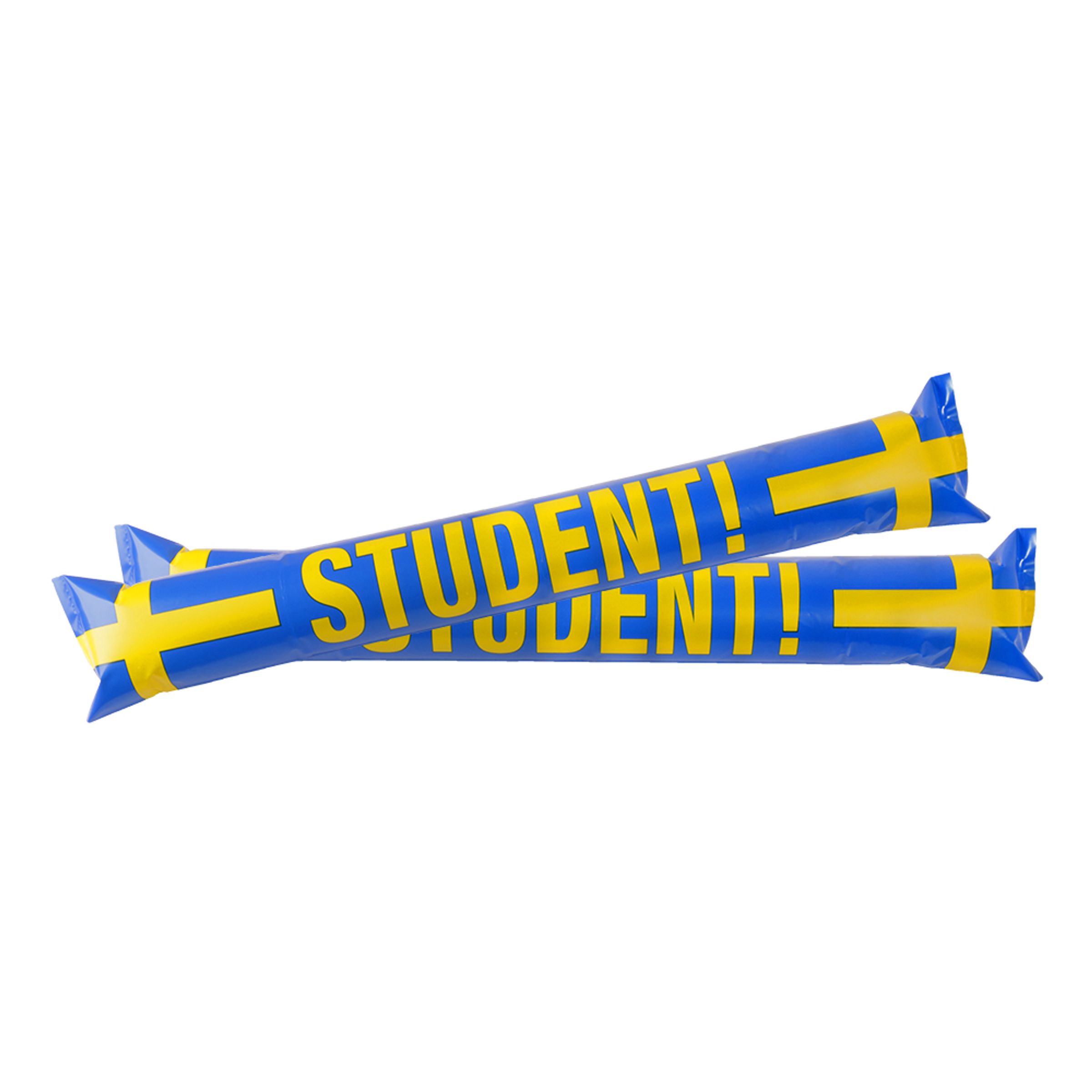 Handklappor Student - 2-pack | Hem//Teman//Färger//Blå | PartyOutlet