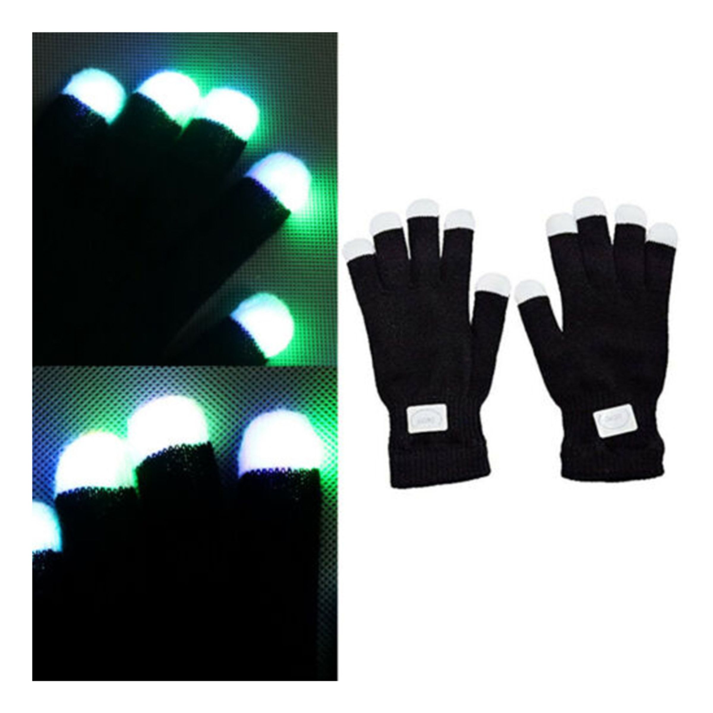 Läs mer om Handskar med LED Fingertoppar