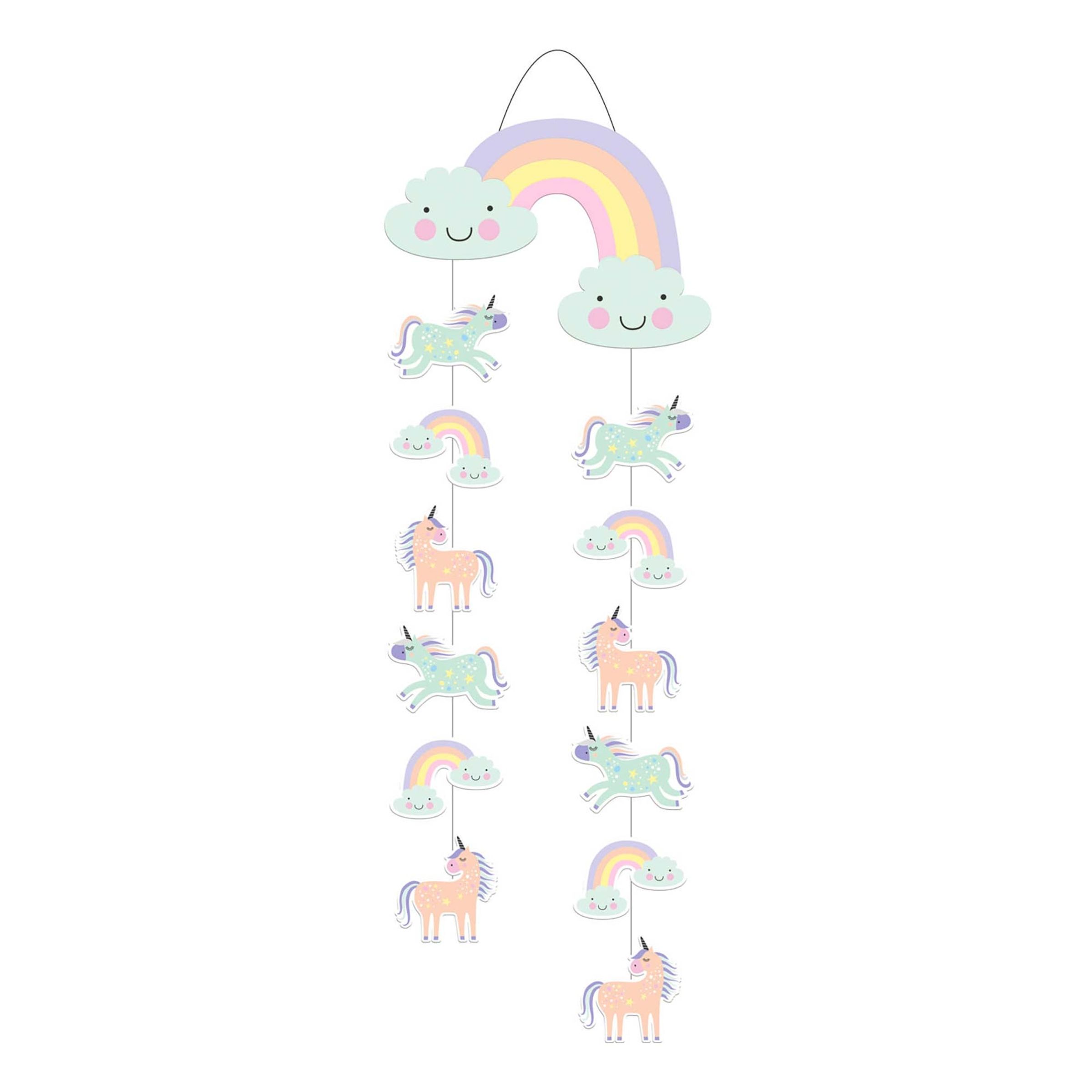 Läs mer om Hängande Dekoration Unicorns & Rainbows
