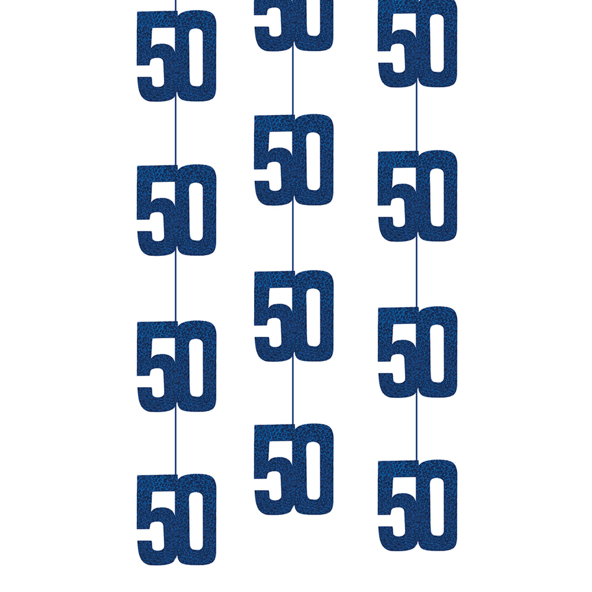 Hängande Dekorationer 50 Blå - 6-pack | Hem - Teman - Färger - Blå | Pryloteket