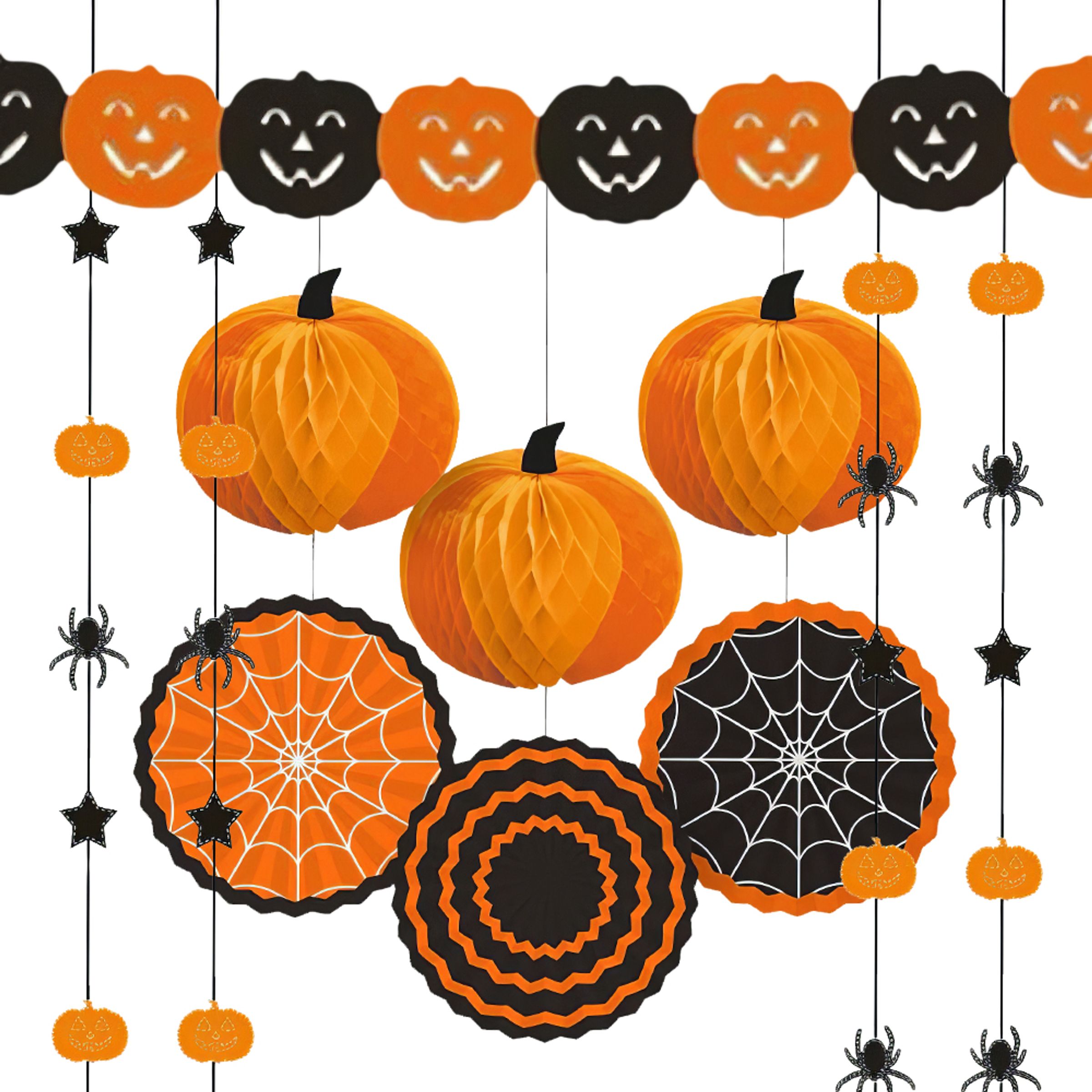 Läs mer om Hängande Pumpor Halloween Dekoration