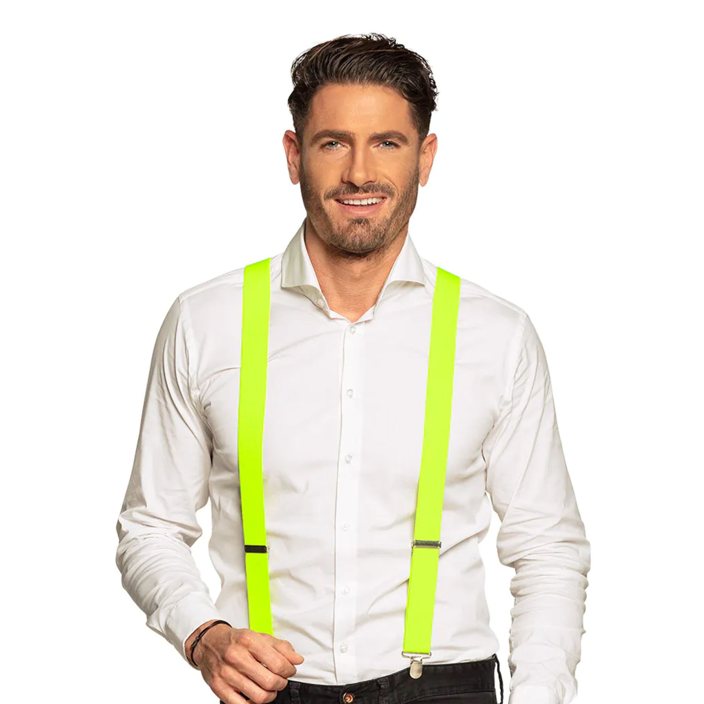 Hängslen Neongul | Hem - Teman - Färger - Gul | Maskeradspecialisten