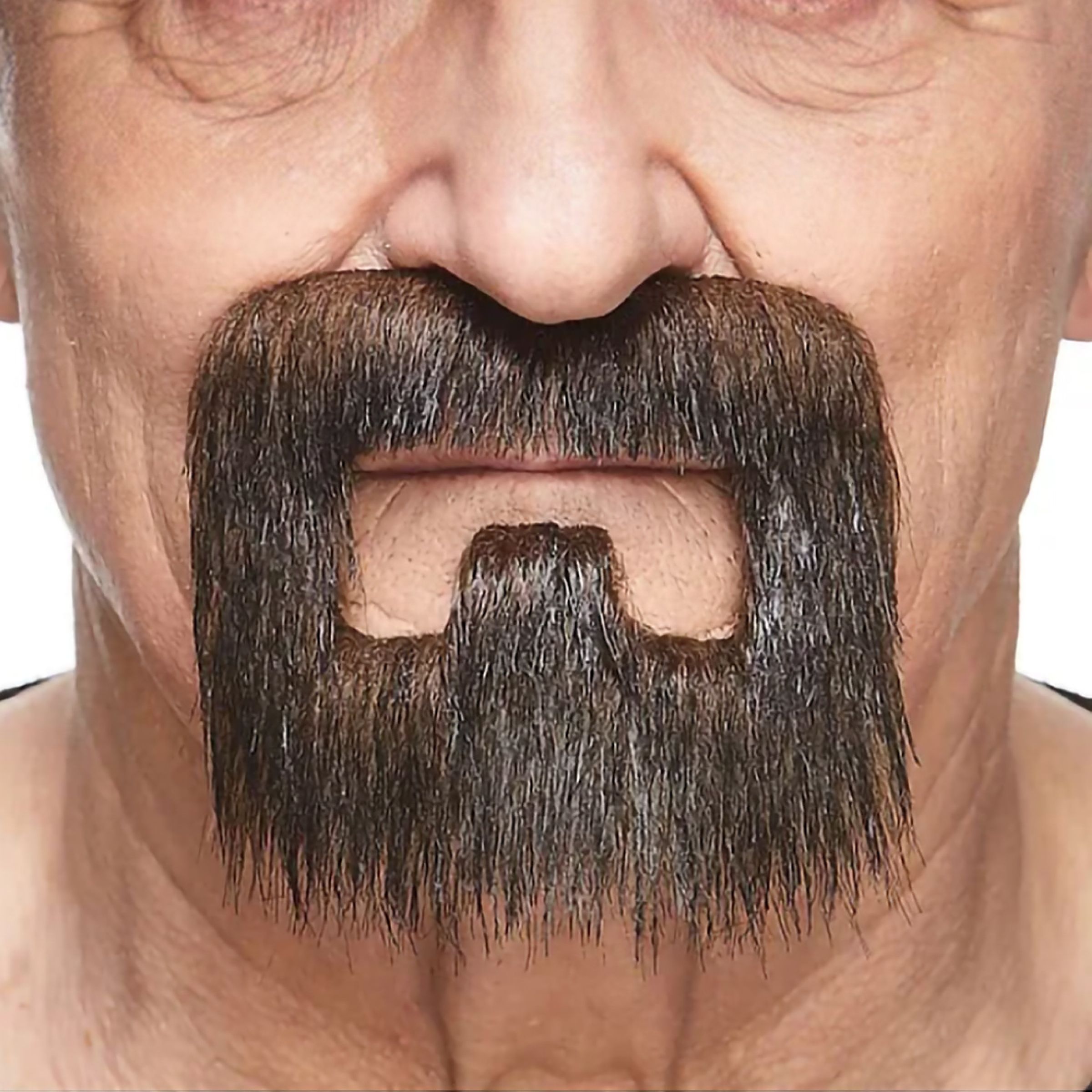 Hantverkare Mustasch Brun | Hem - Maskerad - Tillbehör - Skägg & Mustascher | Pryloteket