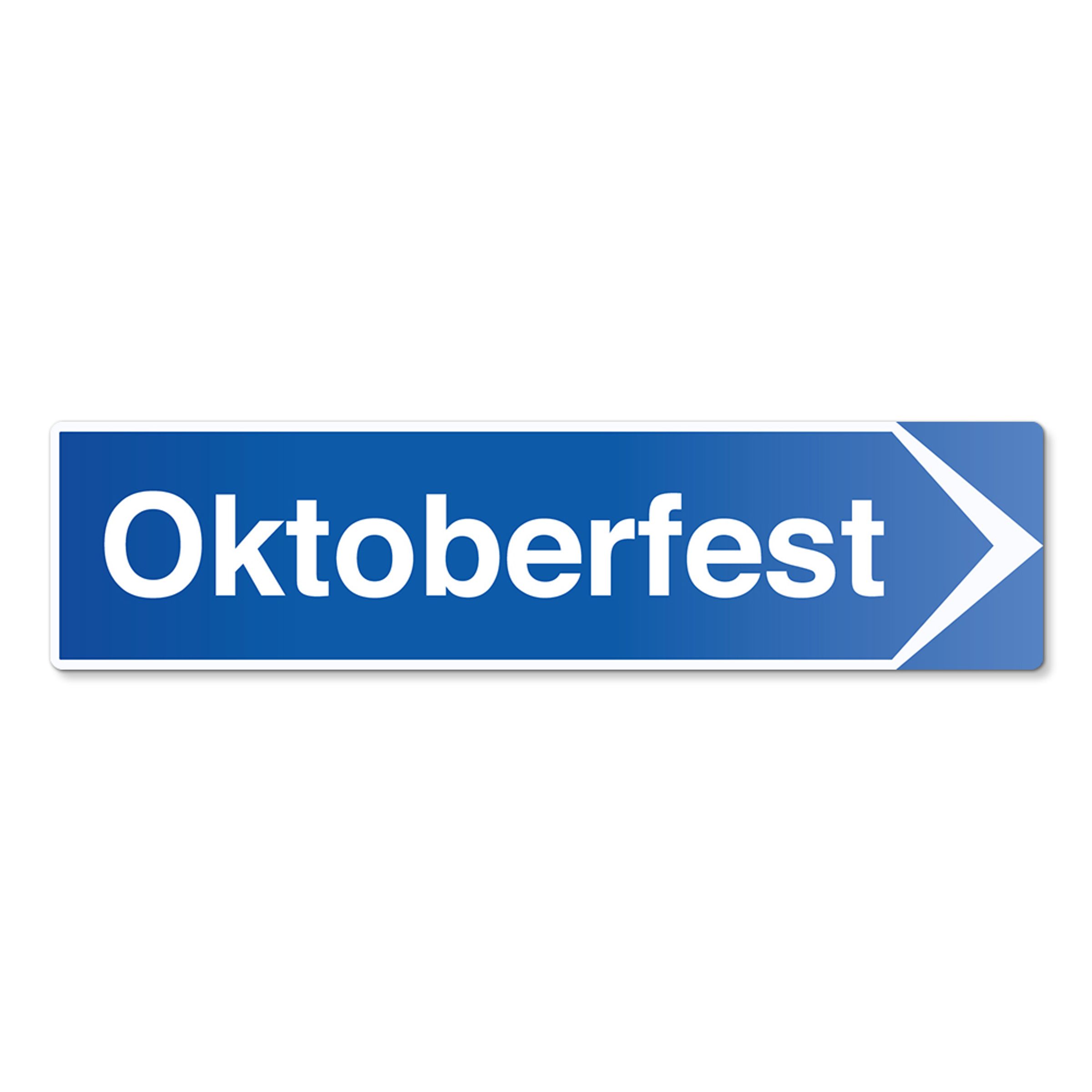 Hänvisningsskylt Oktoberfest