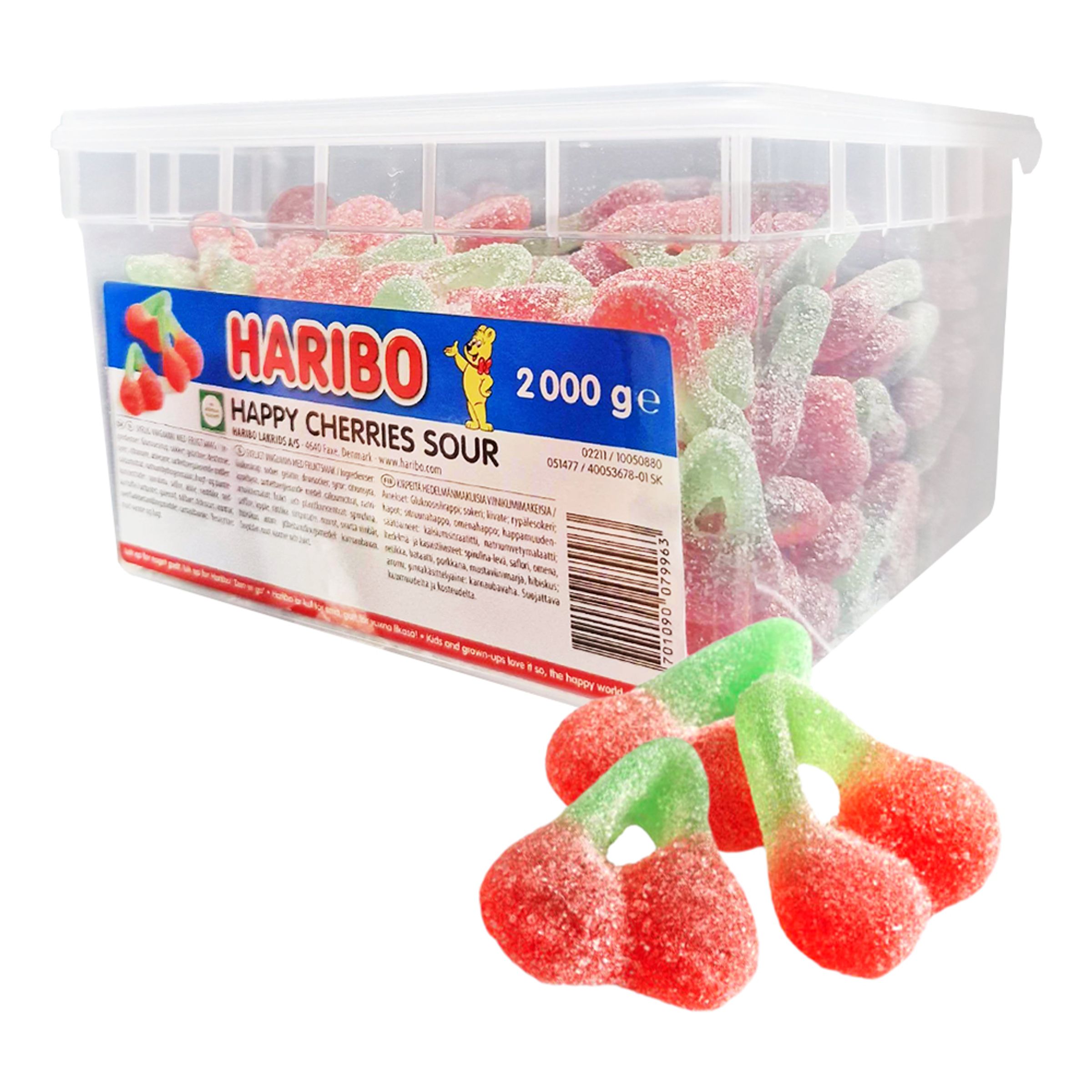 Haribo Happy Cherries Sour Storpack - 2 kg