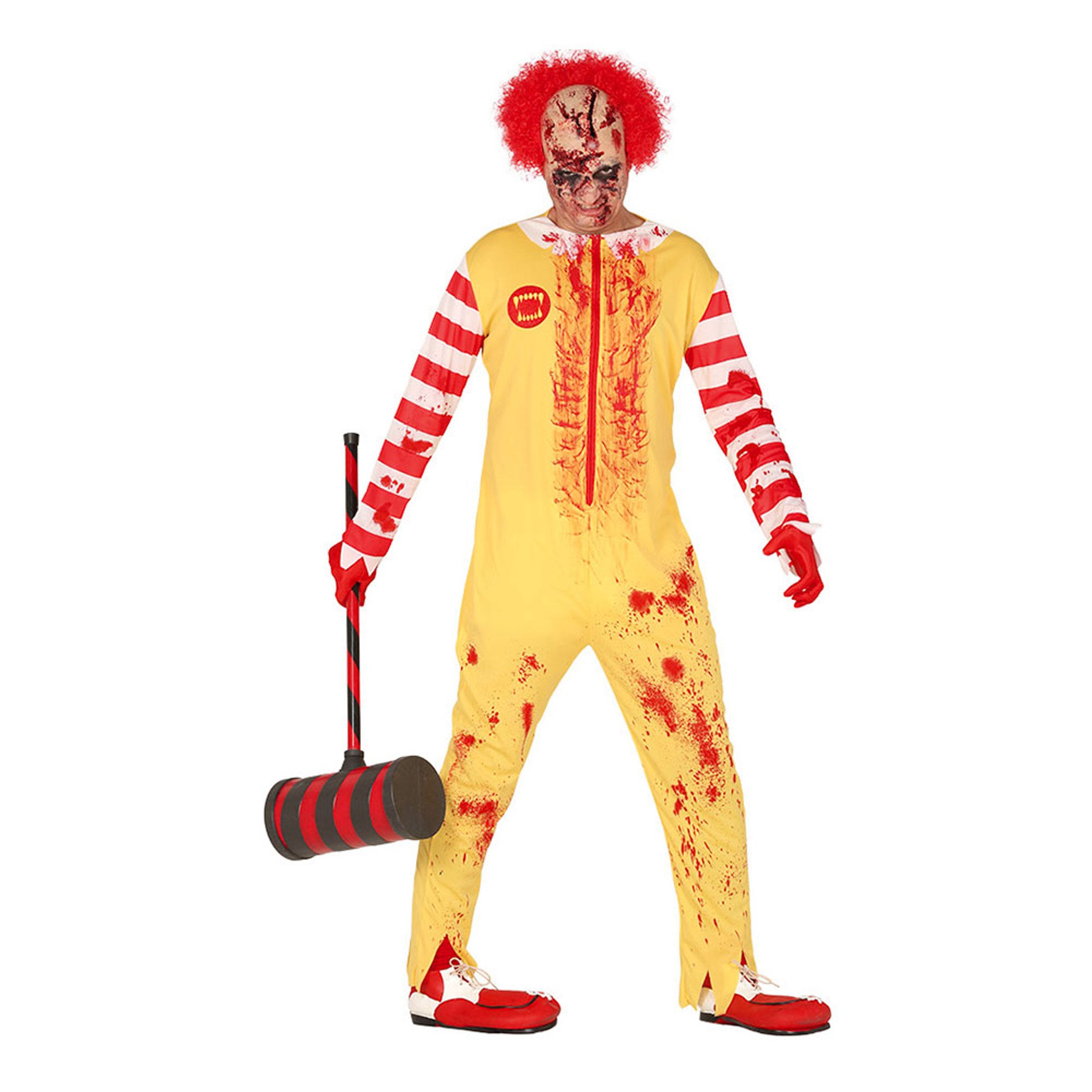 Happy Clown Halloween Maskeraddräkt - Large | Hem - Maskerad - Maskeraddräkter - Herrdräkter | Pryloteket