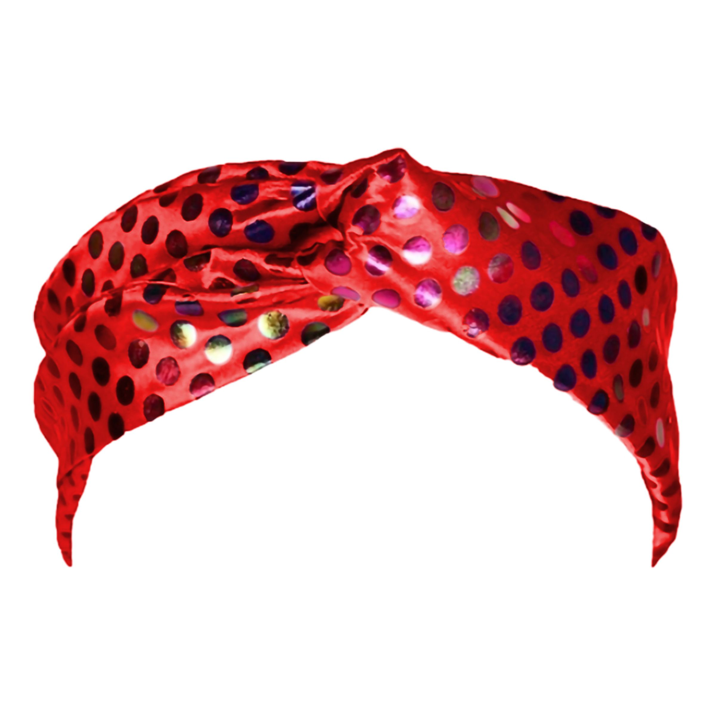 Hårband Disco Röd Färgskimrande | Hem - Maskerad - Tillbehör - Maskeradaccessoarer | Maskeradspecialisten