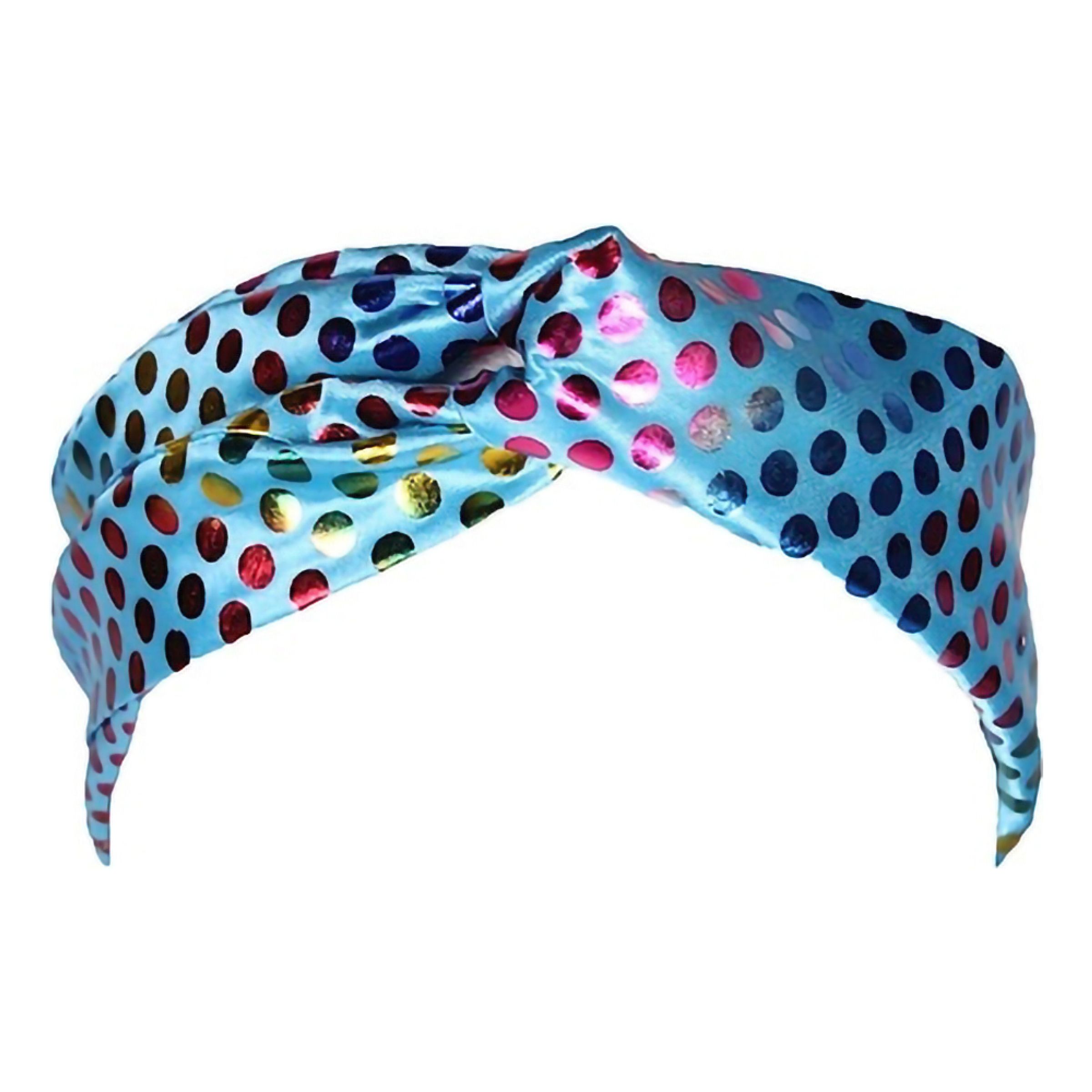 Hårband Disco Turkos/Färgskimrande - One size | Hem - Maskerad - Tillbehör - Maskeradaccessoarer | Pryloteket
