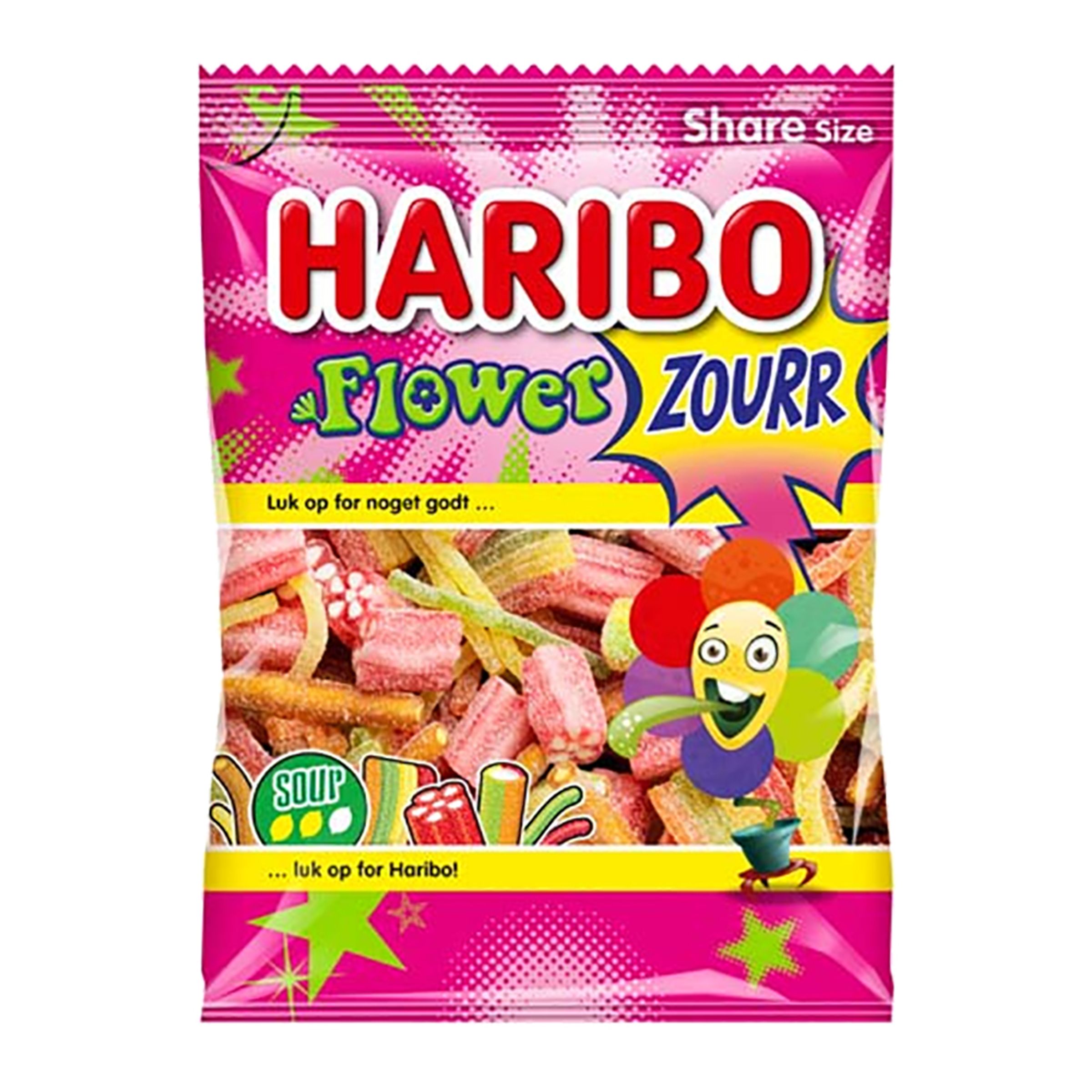 Läs mer om Haribo Flower Sour - 250 gram