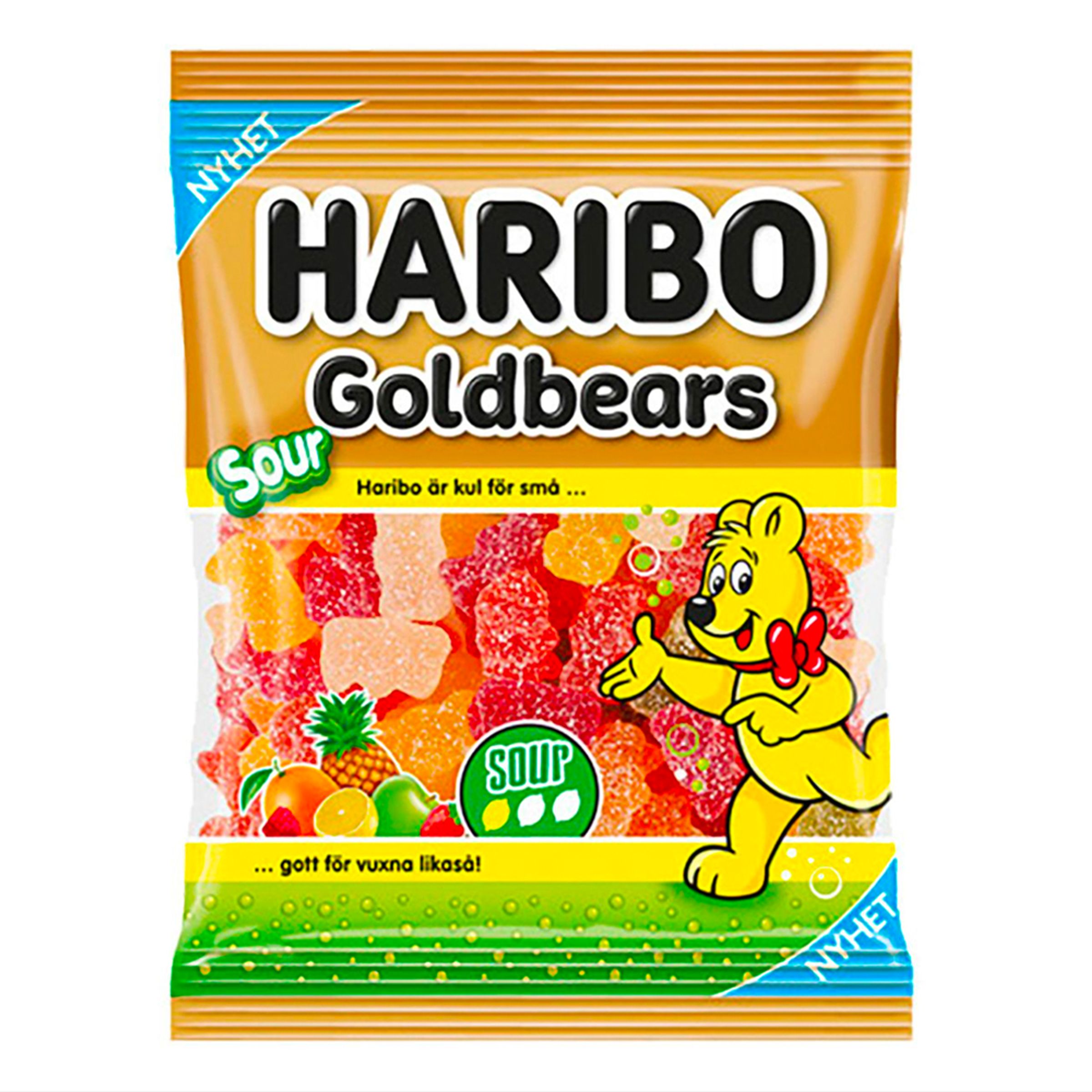 Läs mer om Haribo Goldbear Sour - 70 gram